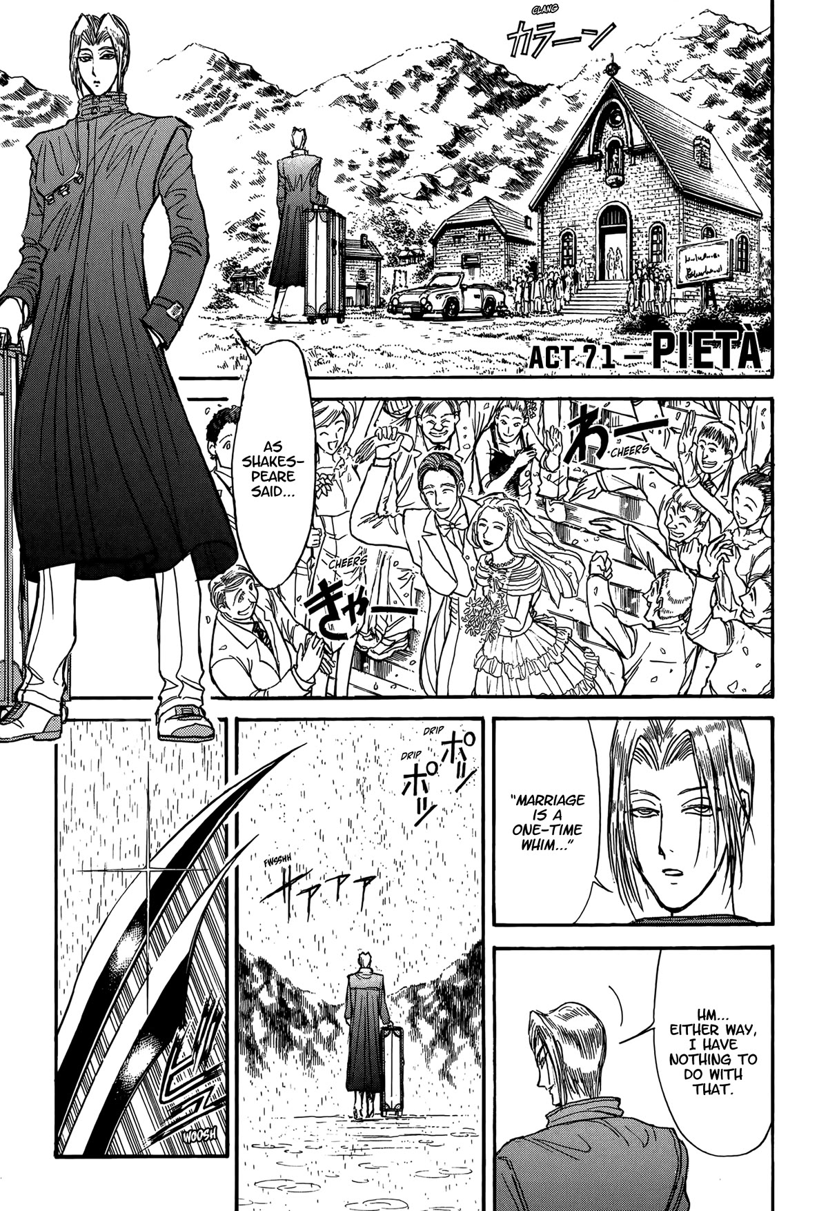 Karakuri Circus Chapter 404 page 1 - Chapter 404: Deus Ex Machina - Act 71 - Pietà