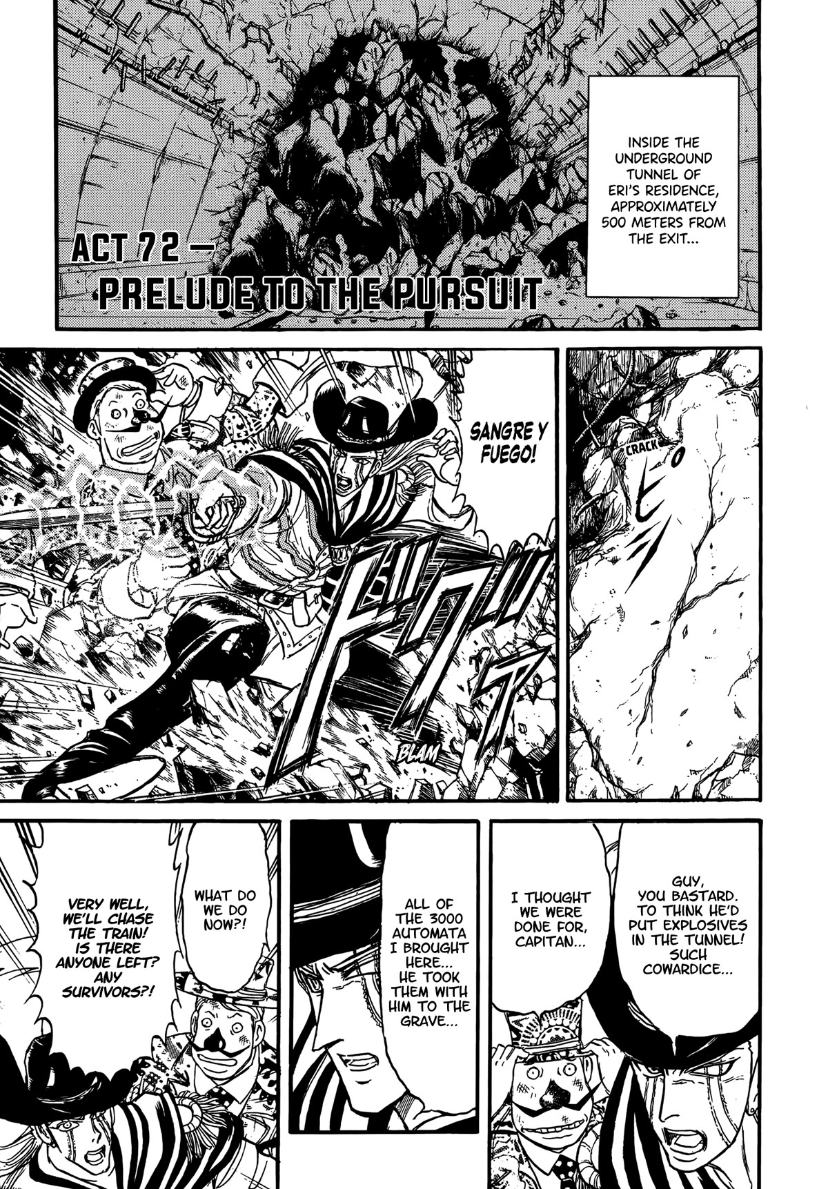 Karakuri Circus Chapter 405 page 1 - Chapter 405: Deus Ex Machina - Act 72 - Prelude to the Pursuit