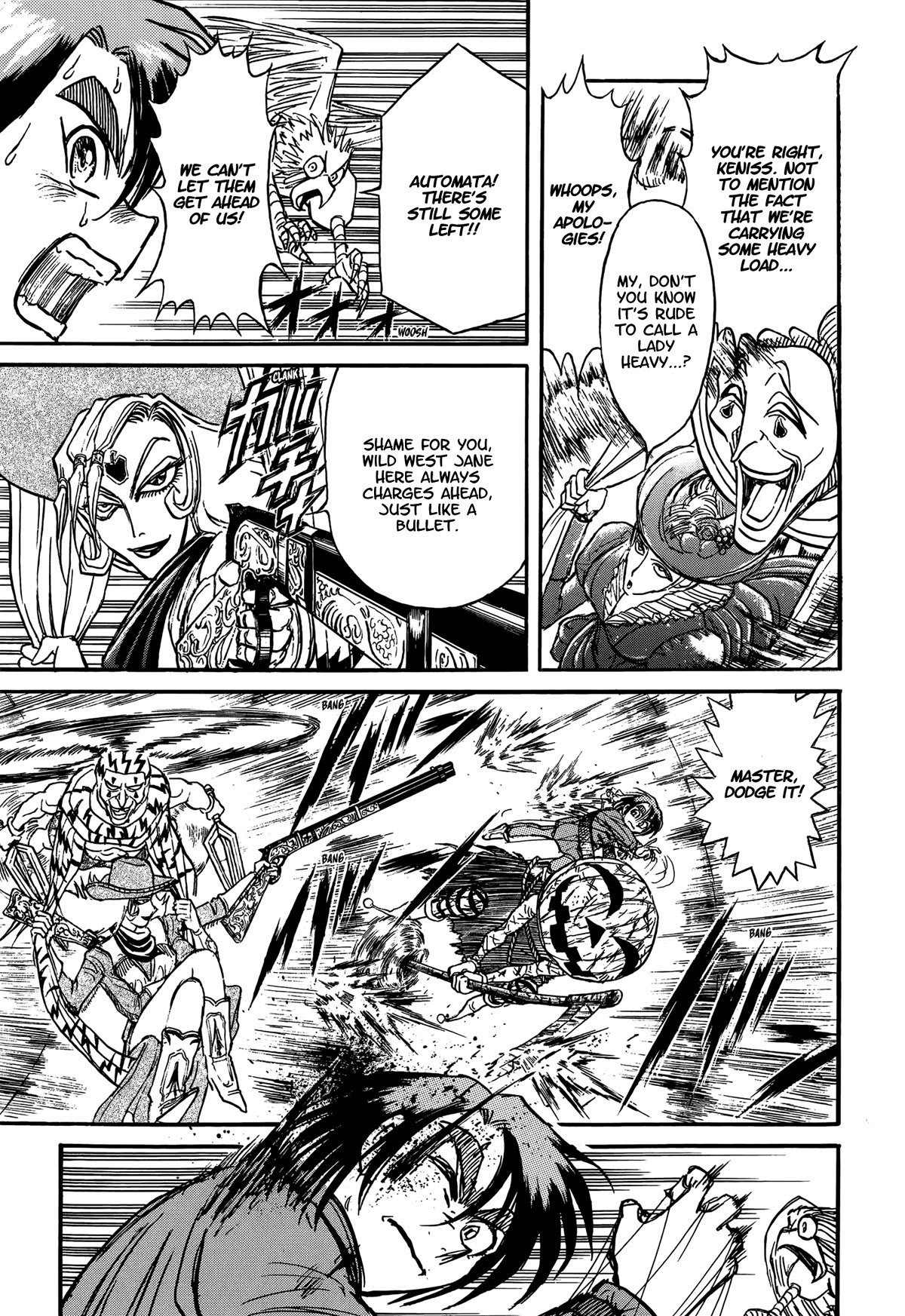 Karakuri Circus Chapter 405 page 13 - Chapter 405: Deus Ex Machina - Act 72 - Prelude to the Pursuit