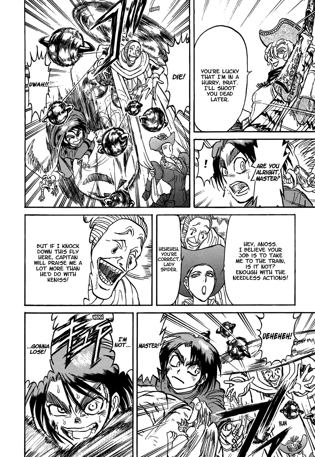 Karakuri Circus Chapter 405 page 14 - Chapter 405: Deus Ex Machina - Act 72 - Prelude to the Pursuit