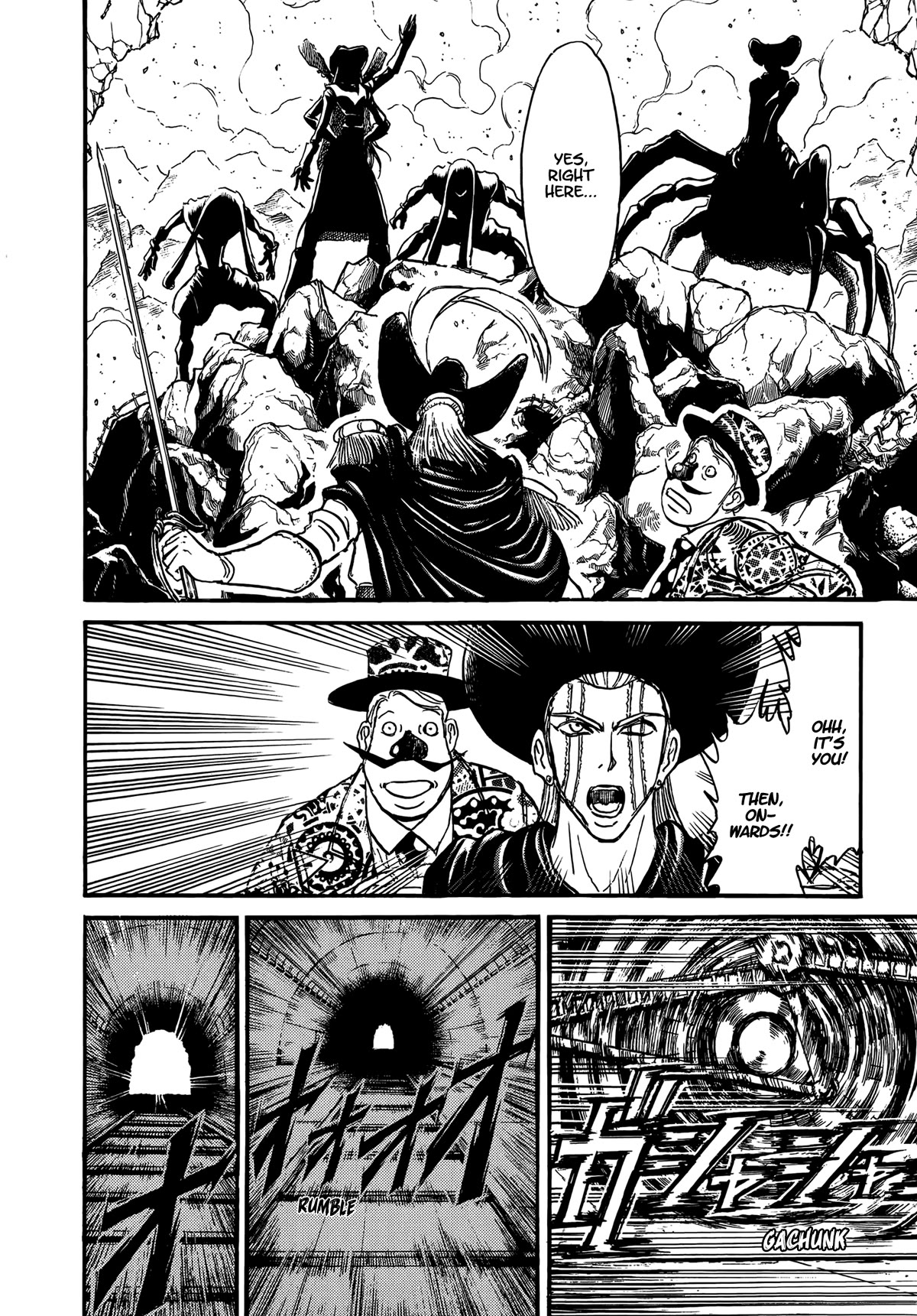 Karakuri Circus Chapter 405 page 2 - Chapter 405: Deus Ex Machina - Act 72 - Prelude to the Pursuit