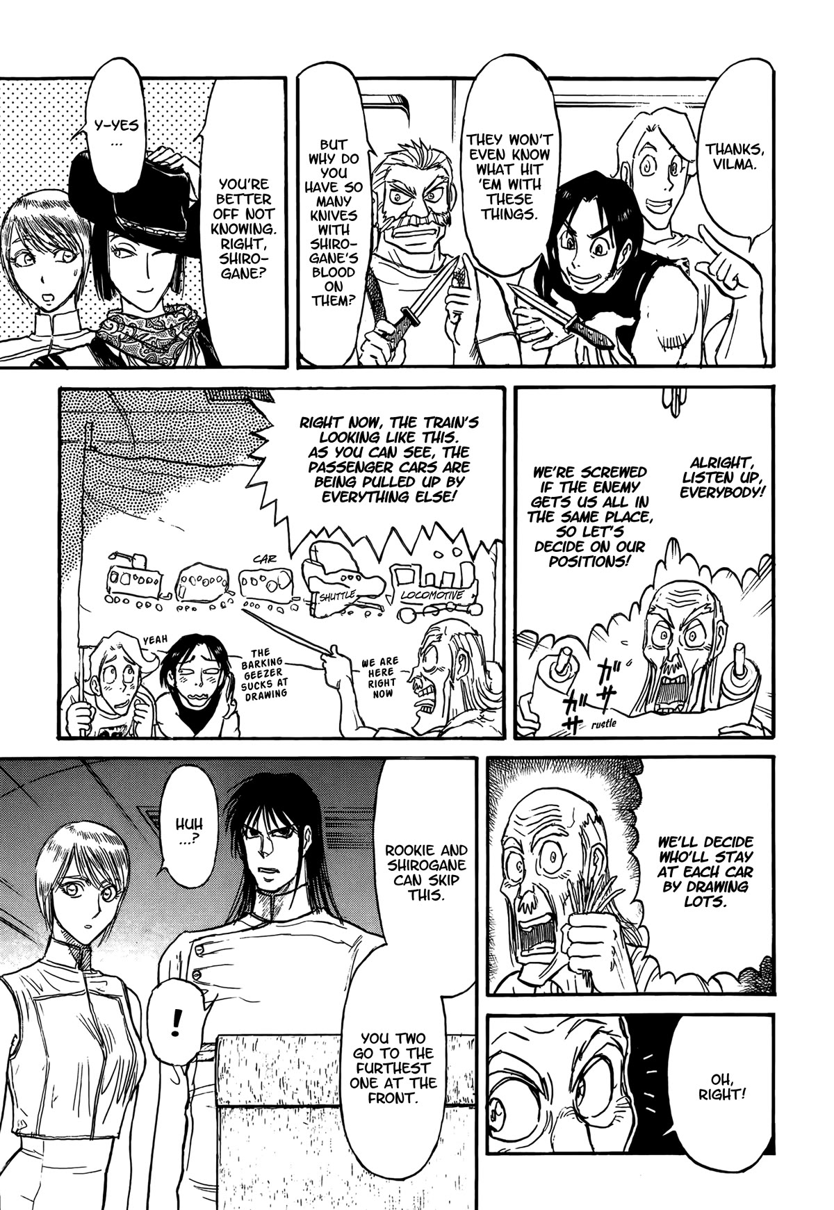 Karakuri Circus Chapter 405 page 7 - Chapter 405: Deus Ex Machina - Act 72 - Prelude to the Pursuit