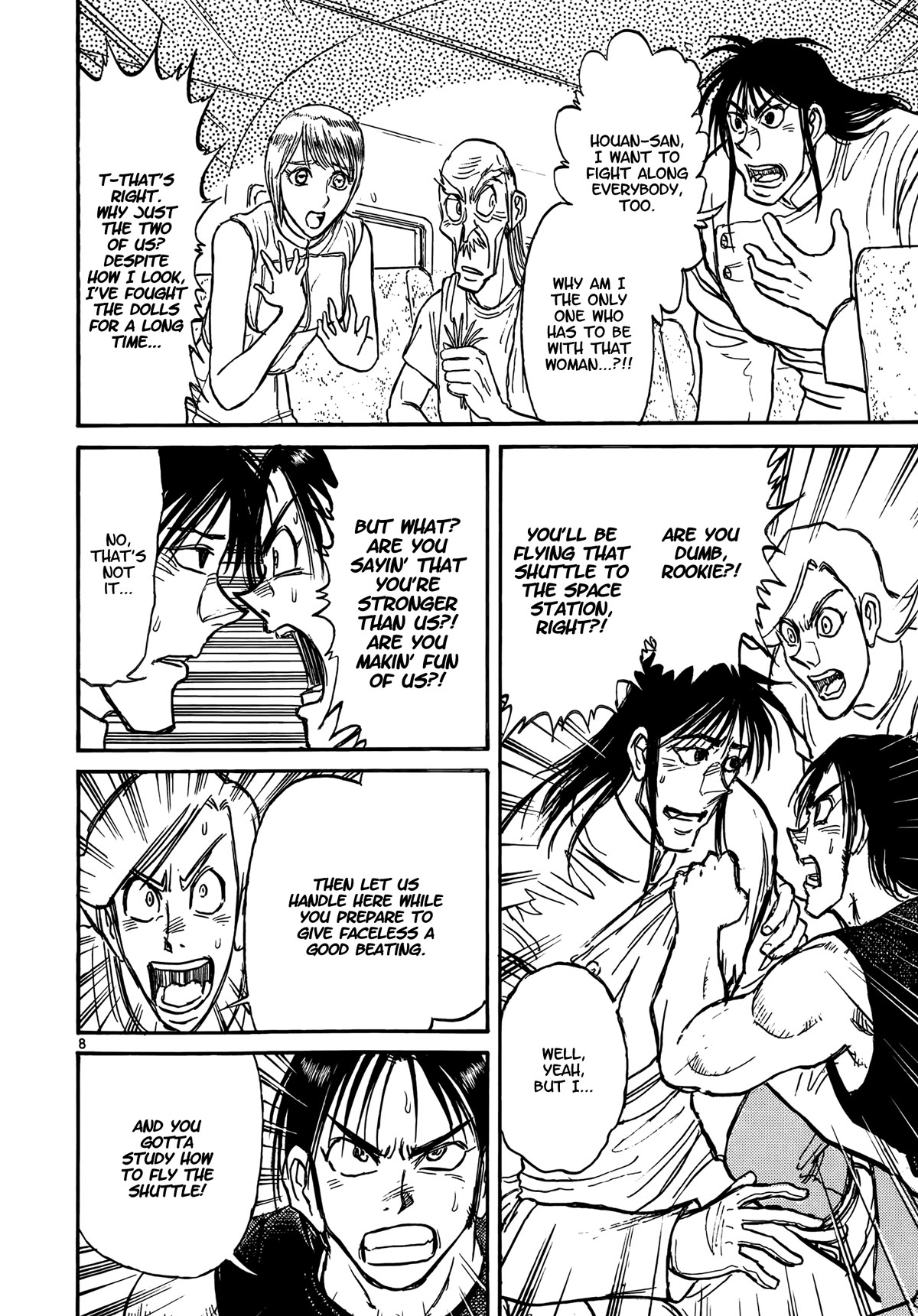 Karakuri Circus Chapter 405 page 8 - Chapter 405: Deus Ex Machina - Act 72 - Prelude to the Pursuit