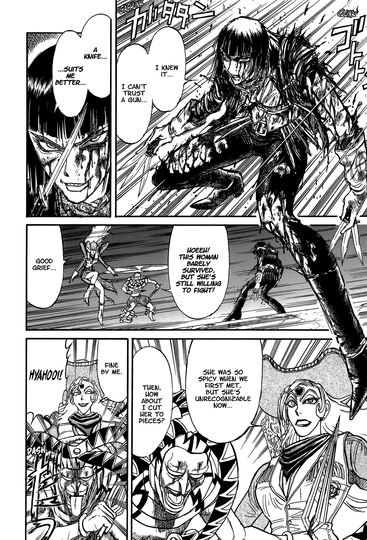 Karakuri Circus Chapter 406 page 12 - Chapter 406: Deus Ex Machina - Act 73 - Black Shooting Stars