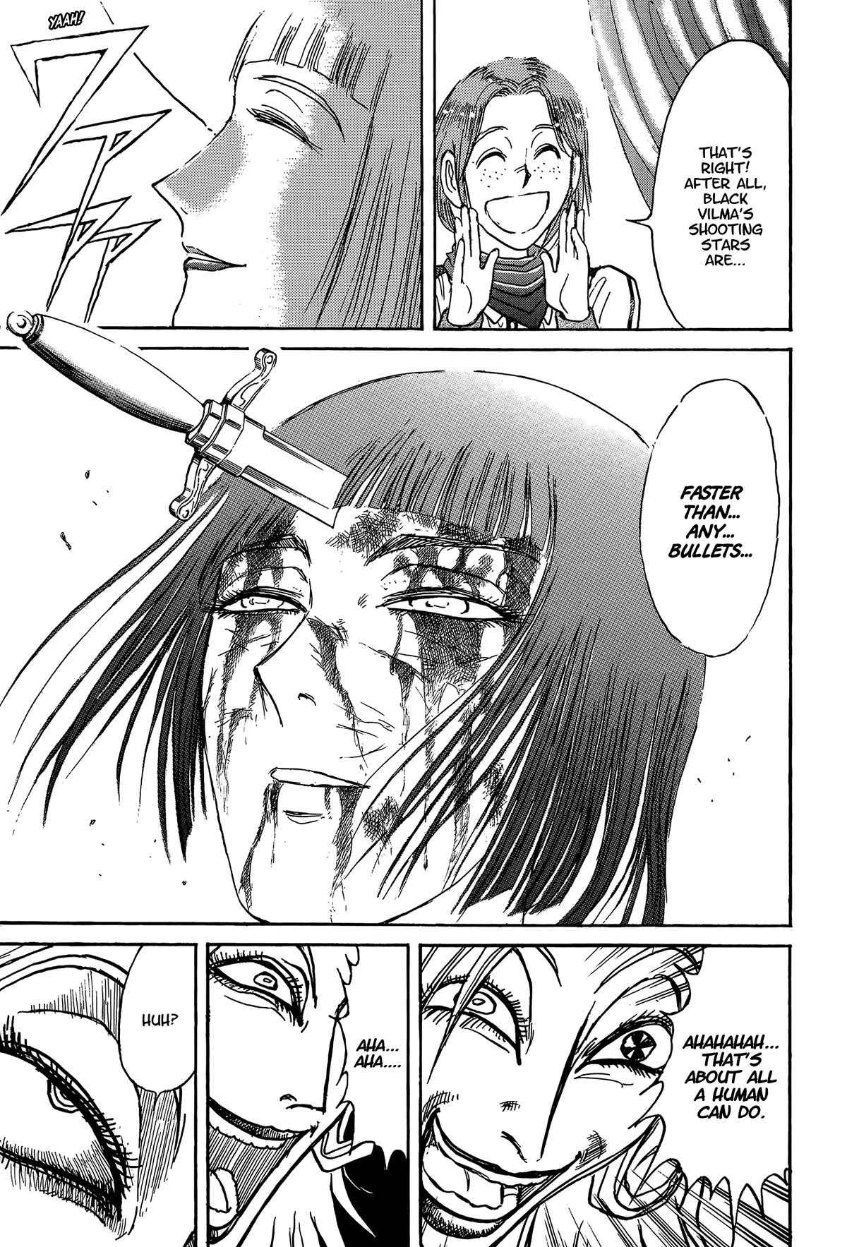 Karakuri Circus Chapter 406 page 18 - Chapter 406: Deus Ex Machina - Act 73 - Black Shooting Stars