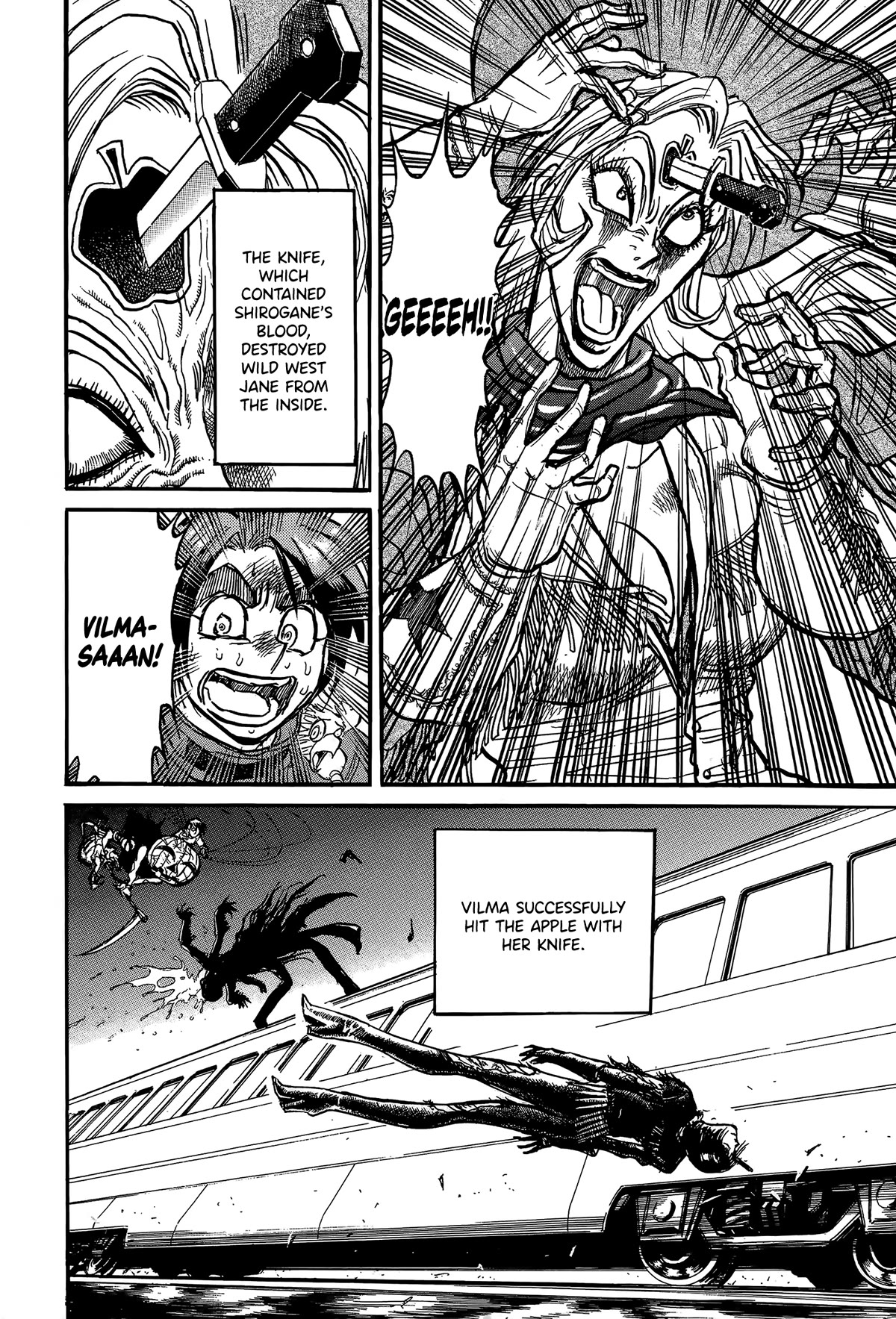 Karakuri Circus Chapter 406 page 19 - Chapter 406: Deus Ex Machina - Act 73 - Black Shooting Stars