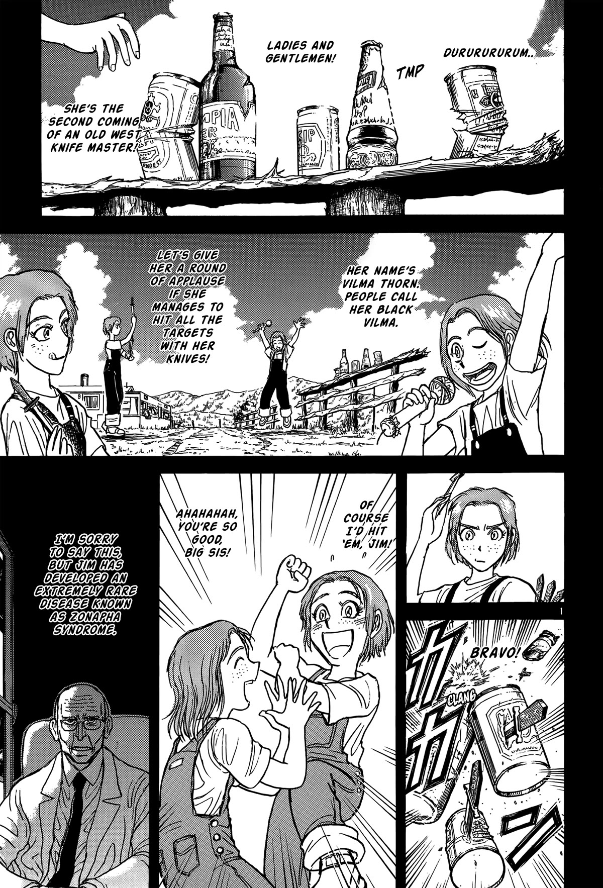 Karakuri Circus Chapter 406 page 4 - Chapter 406: Deus Ex Machina - Act 73 - Black Shooting Stars