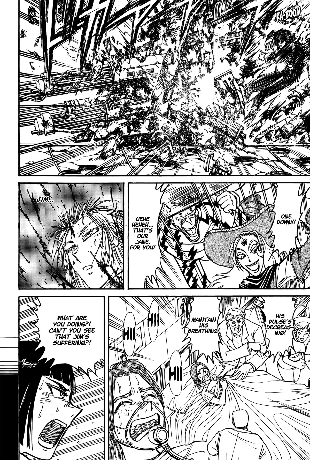 Karakuri Circus Chapter 406 page 8 - Chapter 406: Deus Ex Machina - Act 73 - Black Shooting Stars