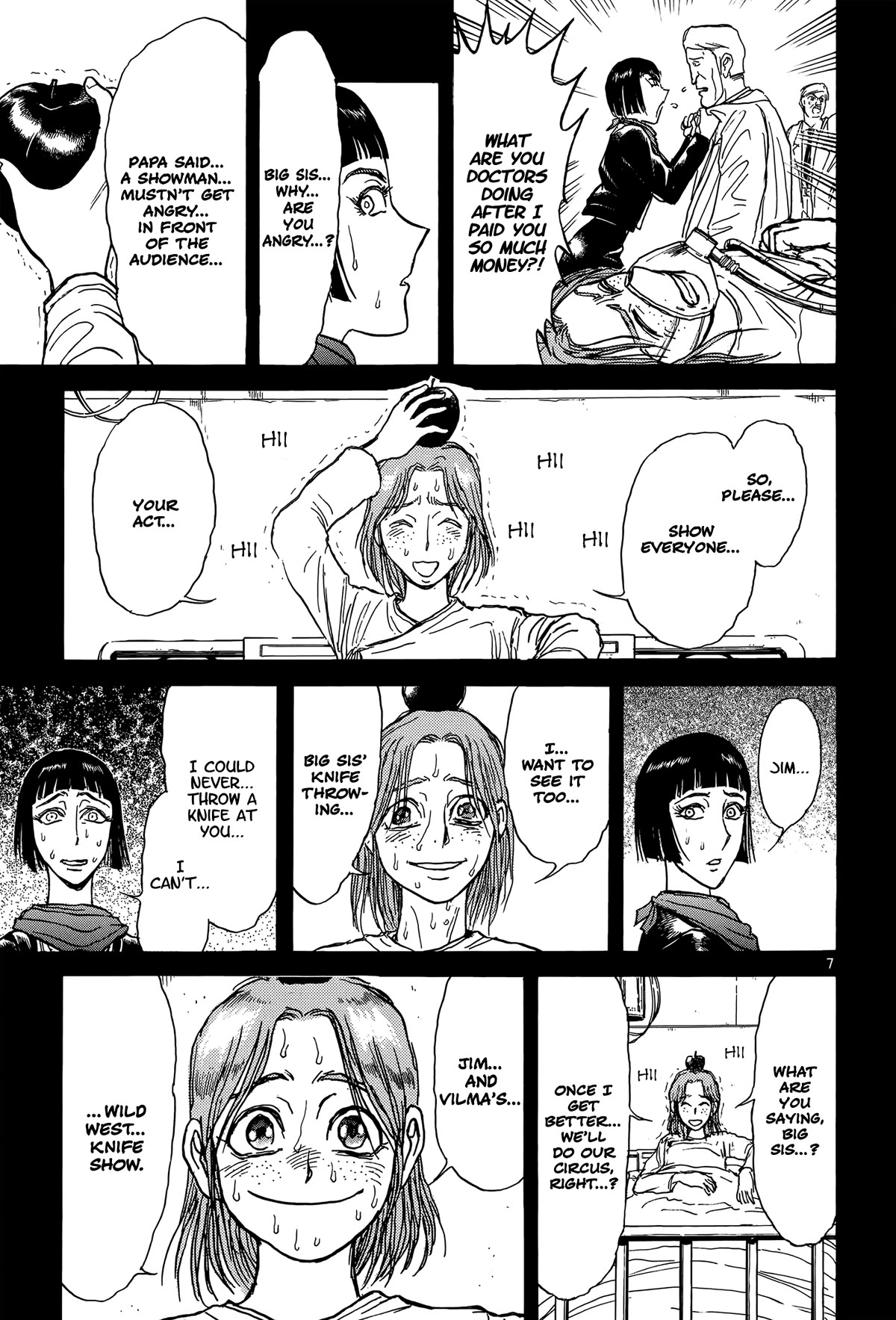 Karakuri Circus Chapter 406 page 9 - Chapter 406: Deus Ex Machina - Act 73 - Black Shooting Stars