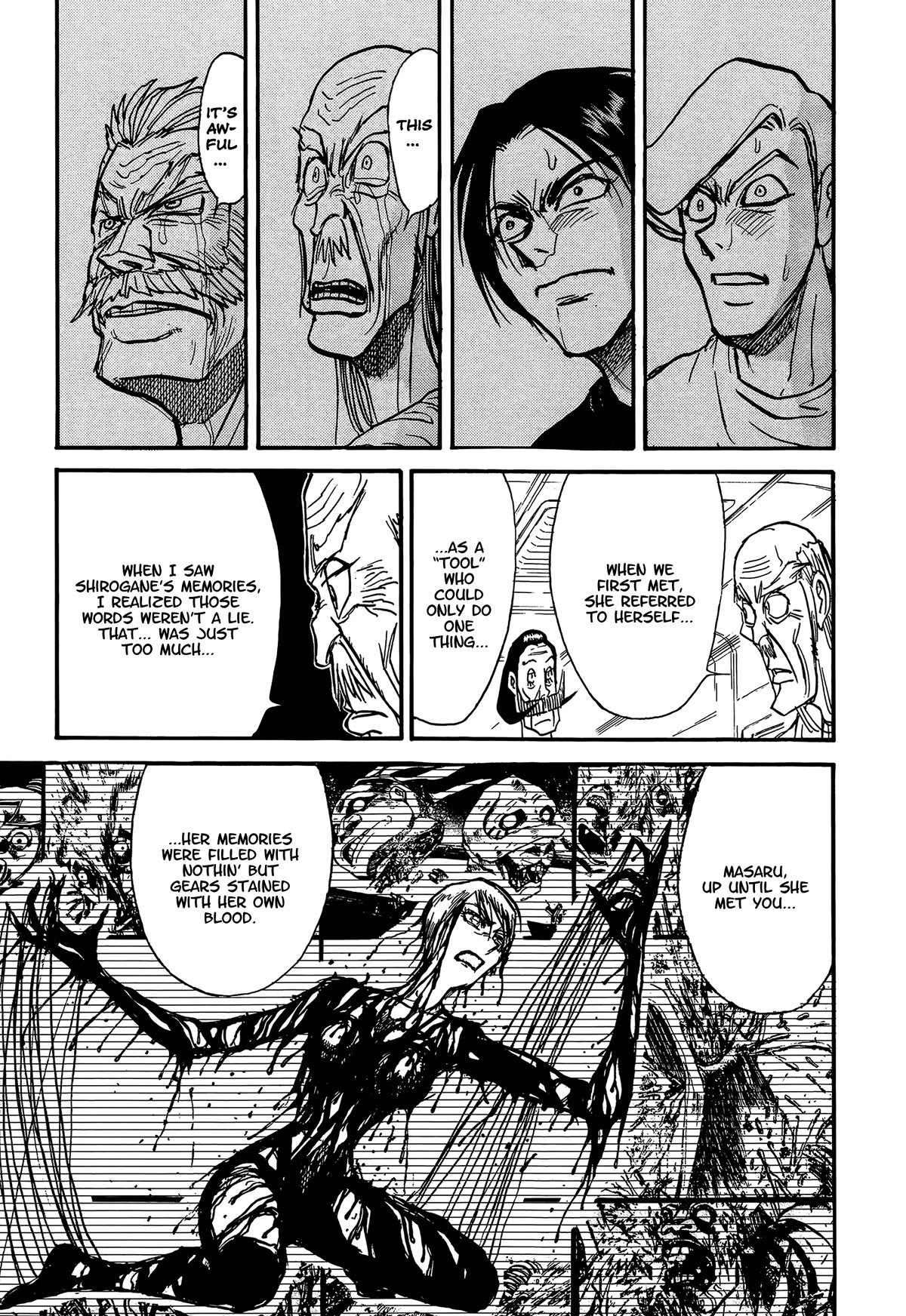 Karakuri Circus Chapter 407 page 15 - Chapter 407: Deus Ex Machina - Act 74 - The Nakamachis' Decision