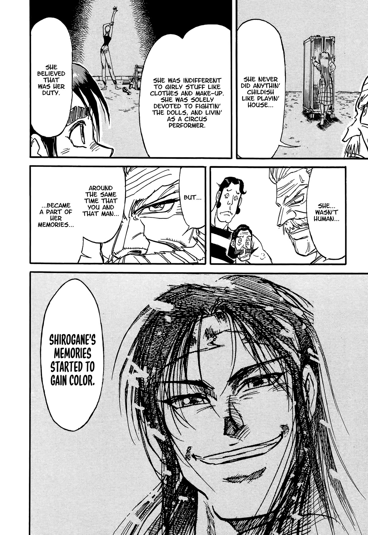 Karakuri Circus Chapter 407 page 16 - Chapter 407: Deus Ex Machina - Act 74 - The Nakamachis' Decision