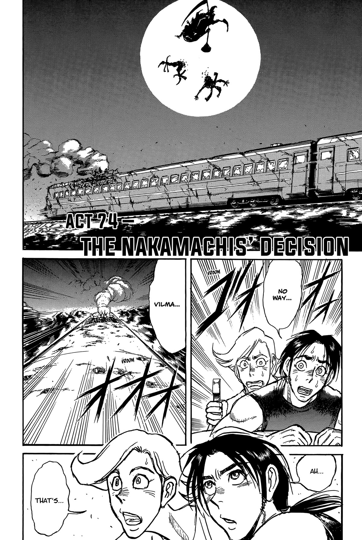 Karakuri Circus Chapter 407 page 2 - Chapter 407: Deus Ex Machina - Act 74 - The Nakamachis' Decision