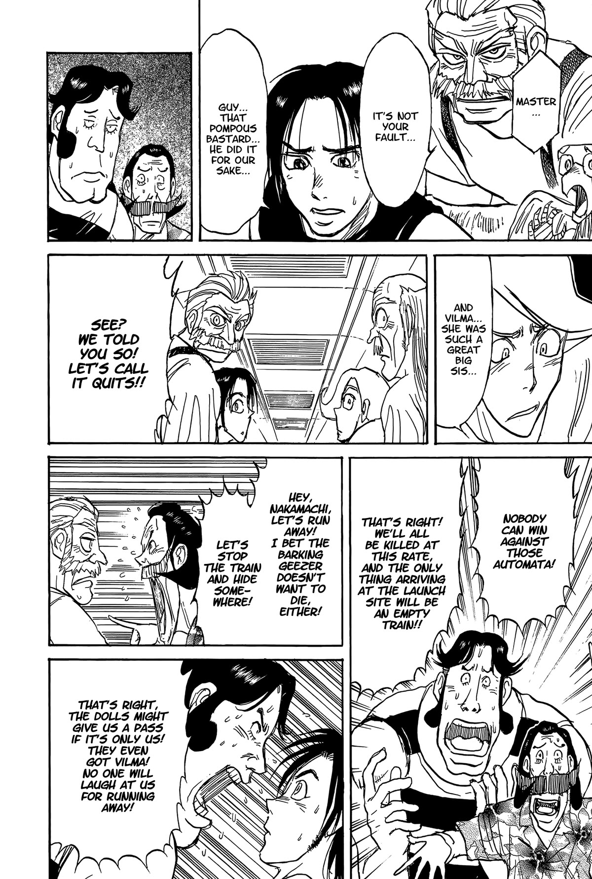 Karakuri Circus Chapter 407 page 4 - Chapter 407: Deus Ex Machina - Act 74 - The Nakamachis' Decision