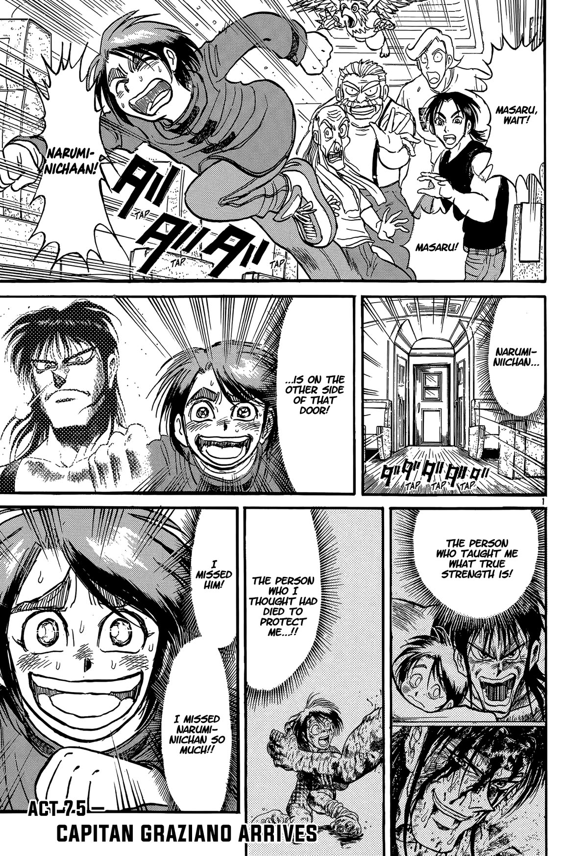Karakuri Circus Chapter 408 page 1 - Chapter 408: Deus Ex Machina - Act 75 - Capitan Graziano Arrives