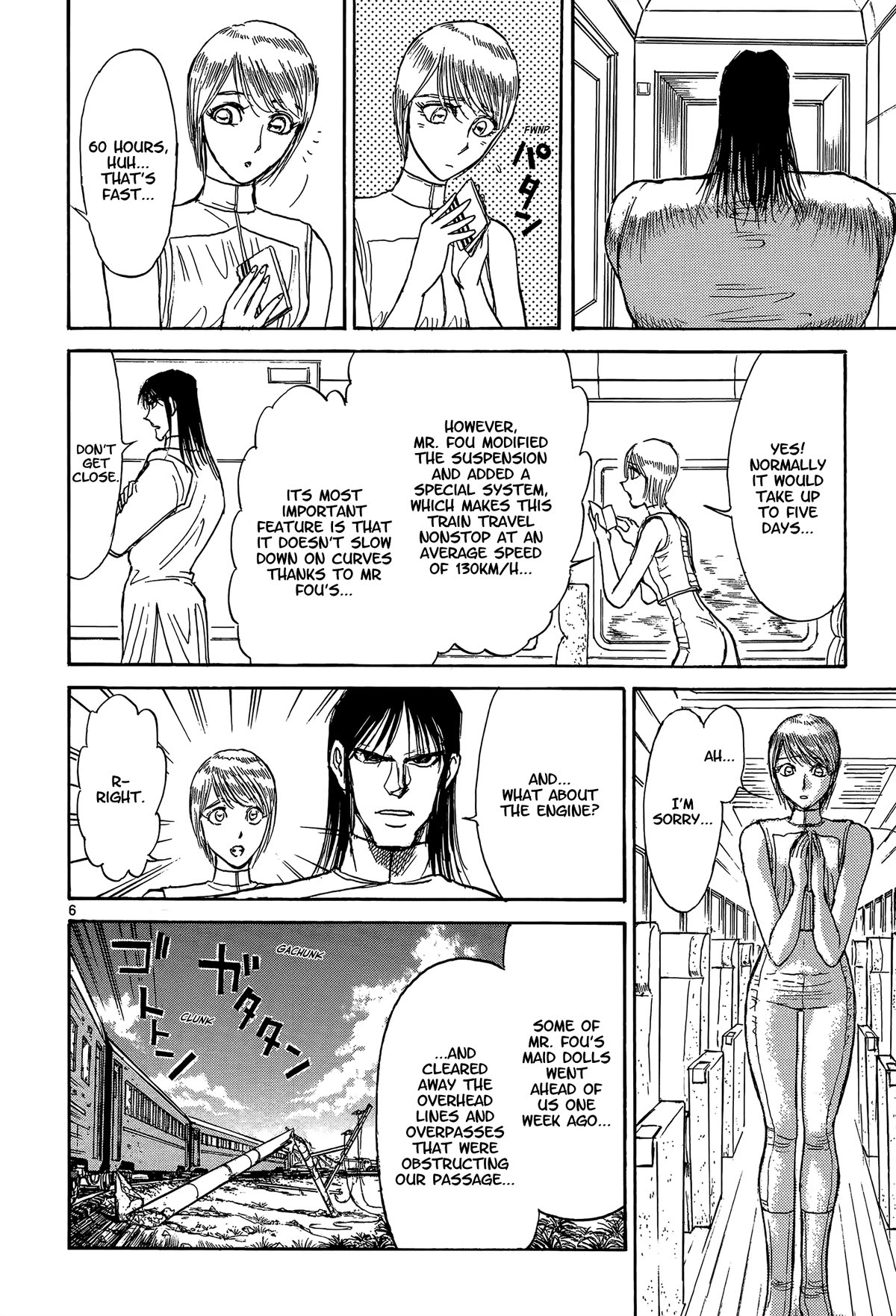 Karakuri Circus Chapter 408 page 6 - Chapter 408: Deus Ex Machina - Act 75 - Capitan Graziano Arrives