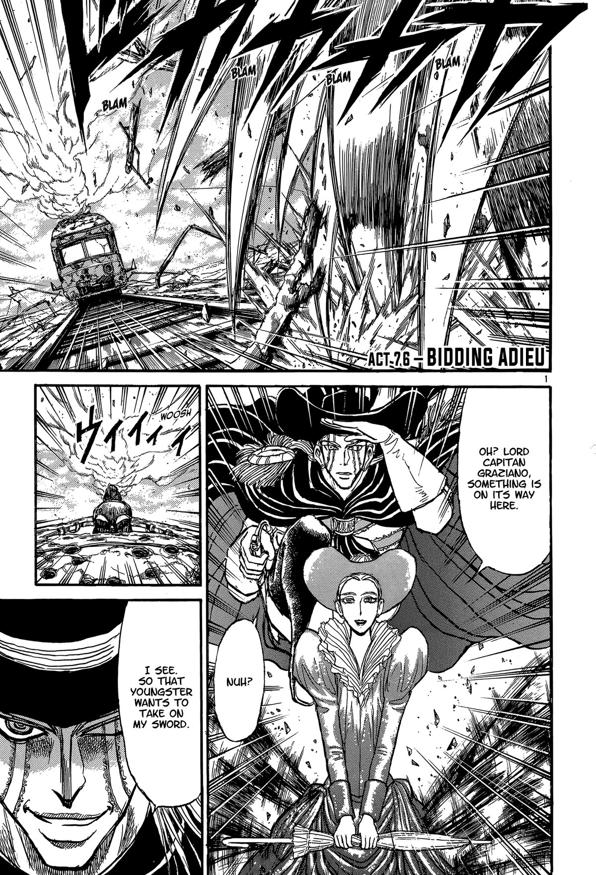 Karakuri Circus Chapter 409 page 1 - Chapter 409: Deus Ex Machina - Act 76 - Bidding Adieu