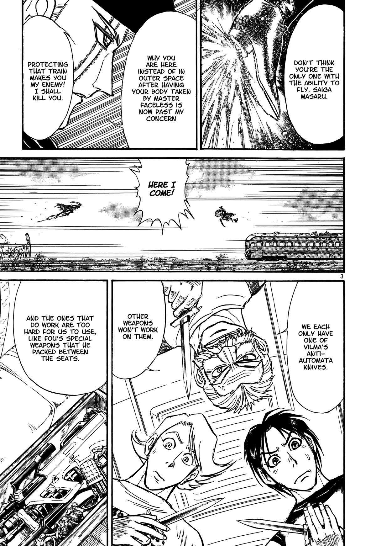 Karakuri Circus Chapter 409 page 3 - Chapter 409: Deus Ex Machina - Act 76 - Bidding Adieu