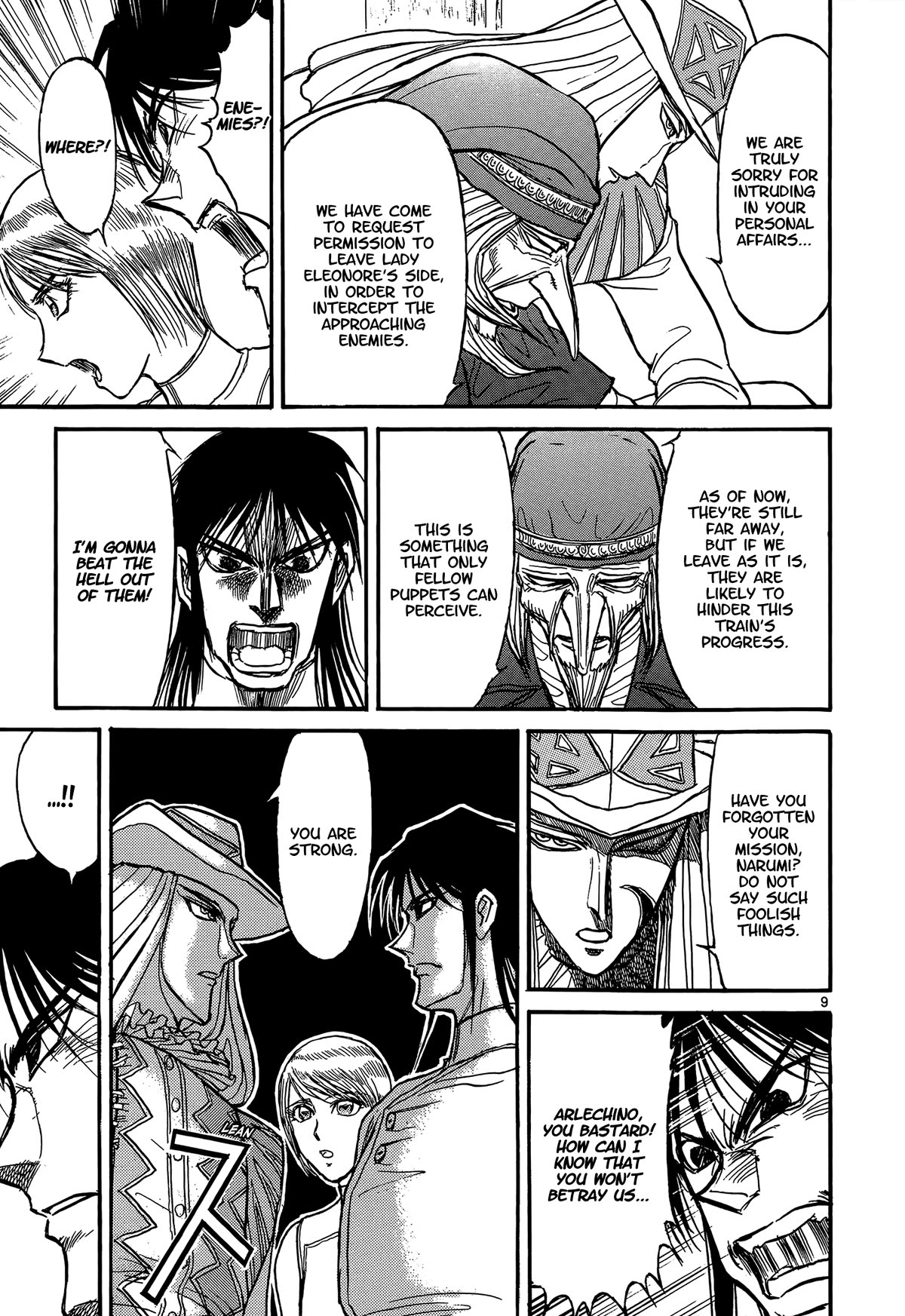 Karakuri Circus Chapter 409 page 9 - Chapter 409: Deus Ex Machina - Act 76 - Bidding Adieu