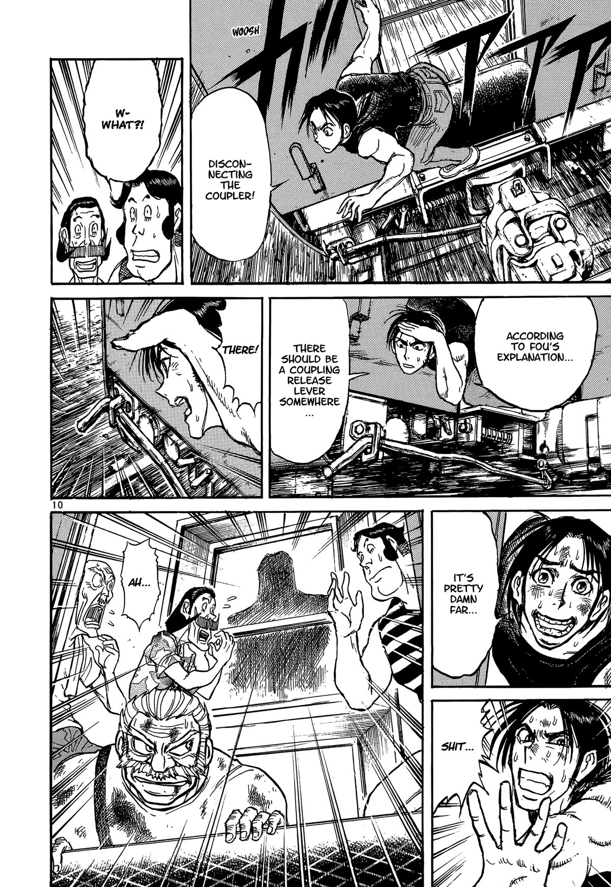Karakuri Circus Chapter 410 page 10 - Chapter 410: Deus Ex Machina - Act 77 - Nakamachi Trio Vs. Lady Spider