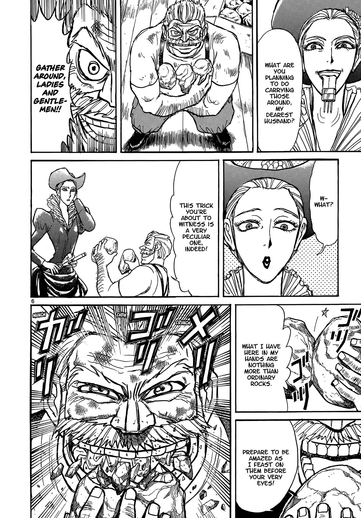 Karakuri Circus Chapter 410 page 6 - Chapter 410: Deus Ex Machina - Act 77 - Nakamachi Trio Vs. Lady Spider