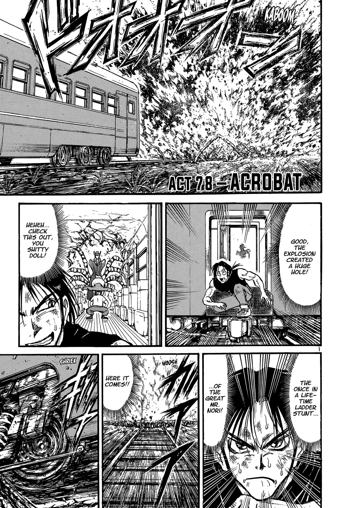 Karakuri Circus Chapter 411 page 1 - Chapter 411: Deus Ex Machina - Act 78 - Acrobat