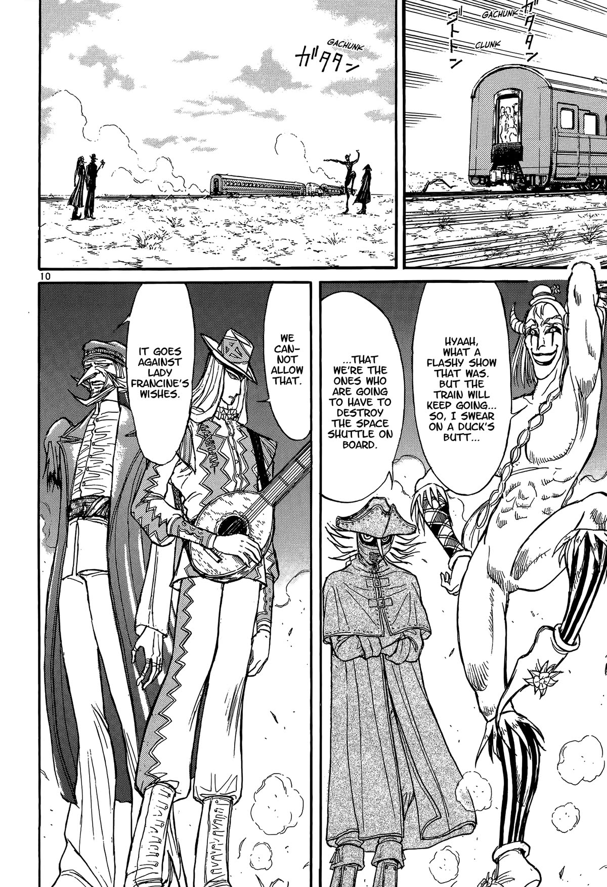 Karakuri Circus Chapter 411 page 10 - Chapter 411: Deus Ex Machina - Act 78 - Acrobat