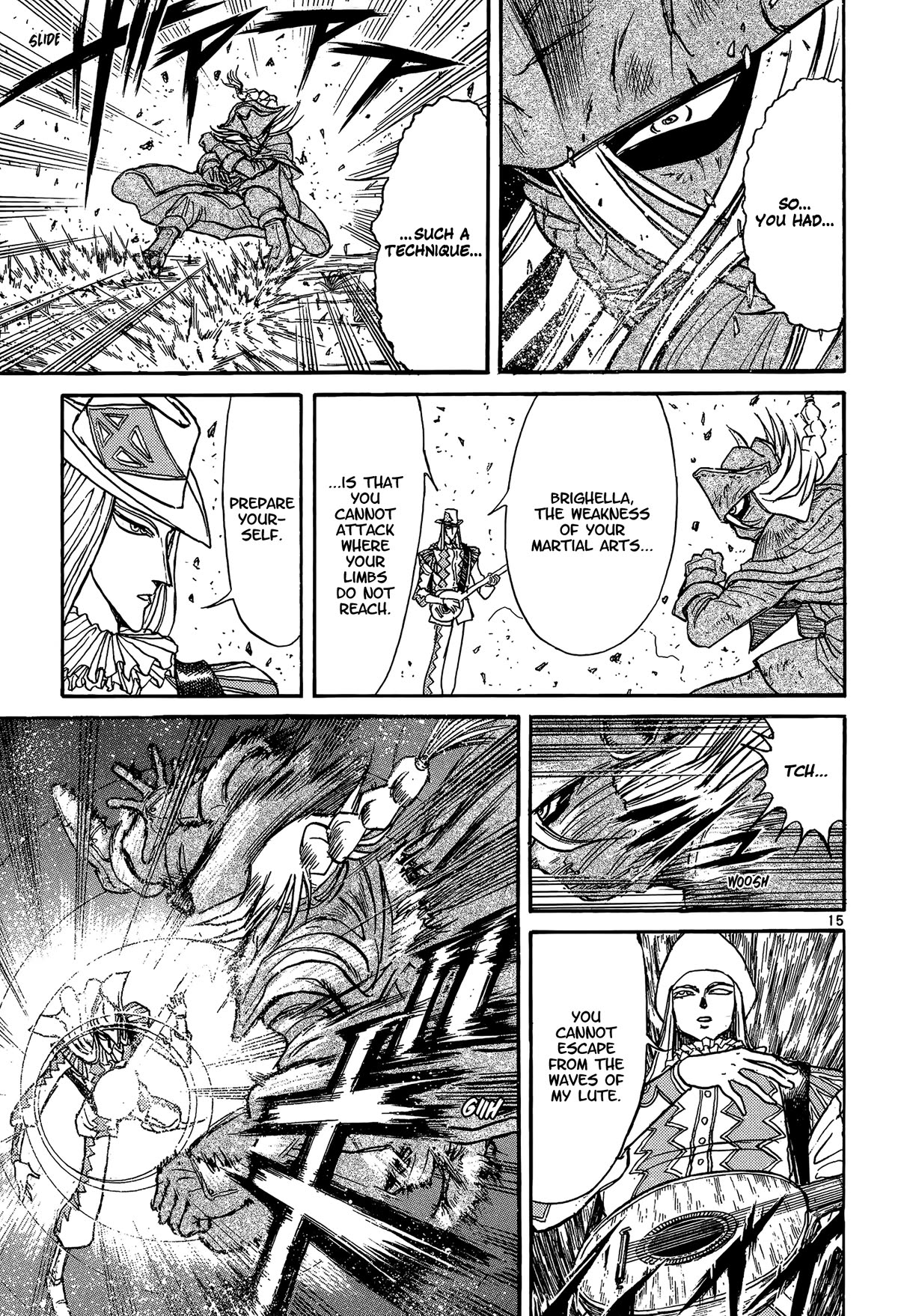 Karakuri Circus Chapter 411 page 15 - Chapter 411: Deus Ex Machina - Act 78 - Acrobat