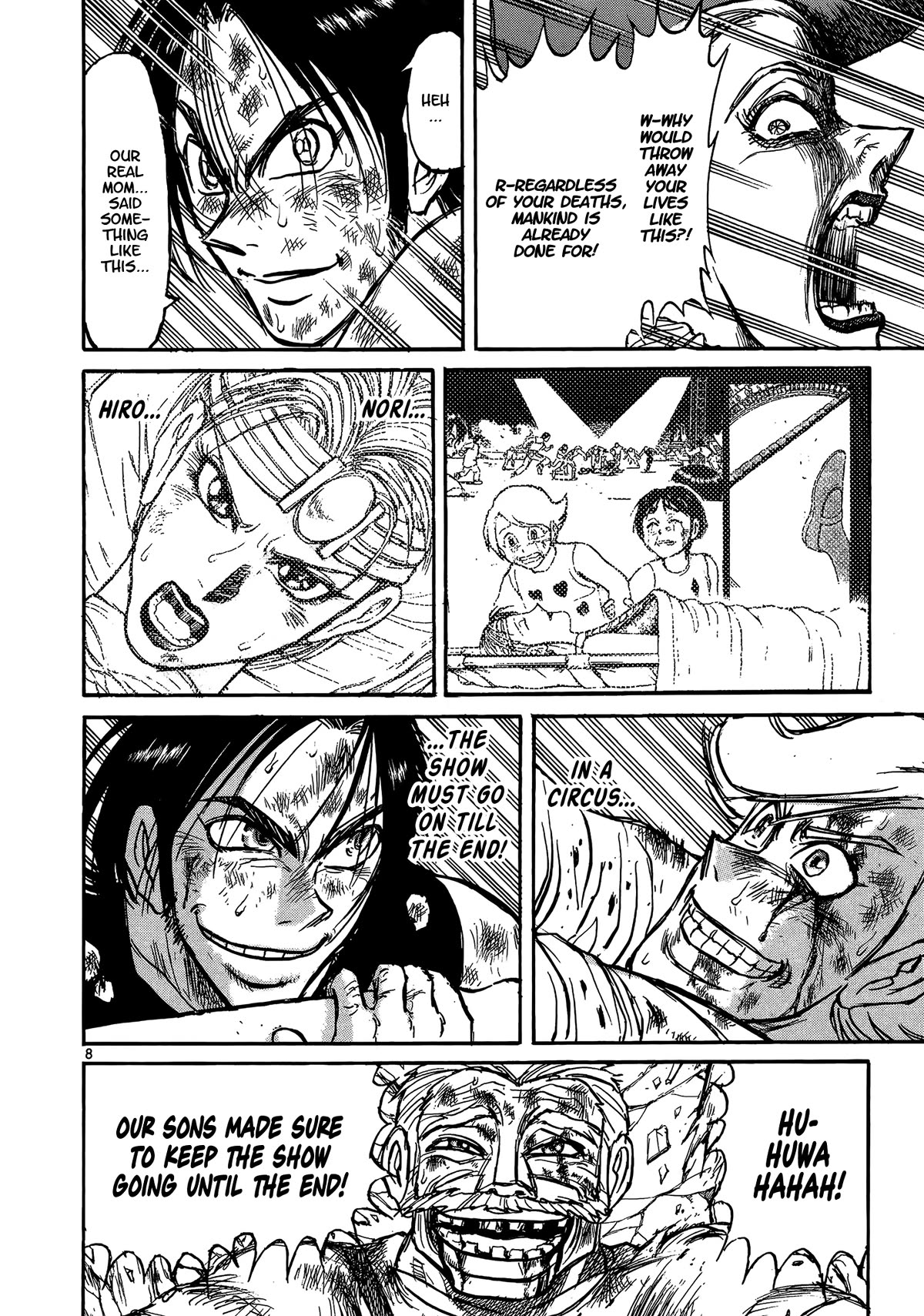 Karakuri Circus Chapter 411 page 8 - Chapter 411: Deus Ex Machina - Act 78 - Acrobat
