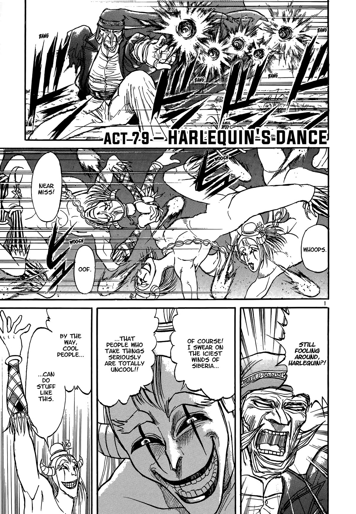 Karakuri Circus Chapter 412 page 1 - Chapter 412: Deus Ex Machina - Act 79 - Harlequin's Dance