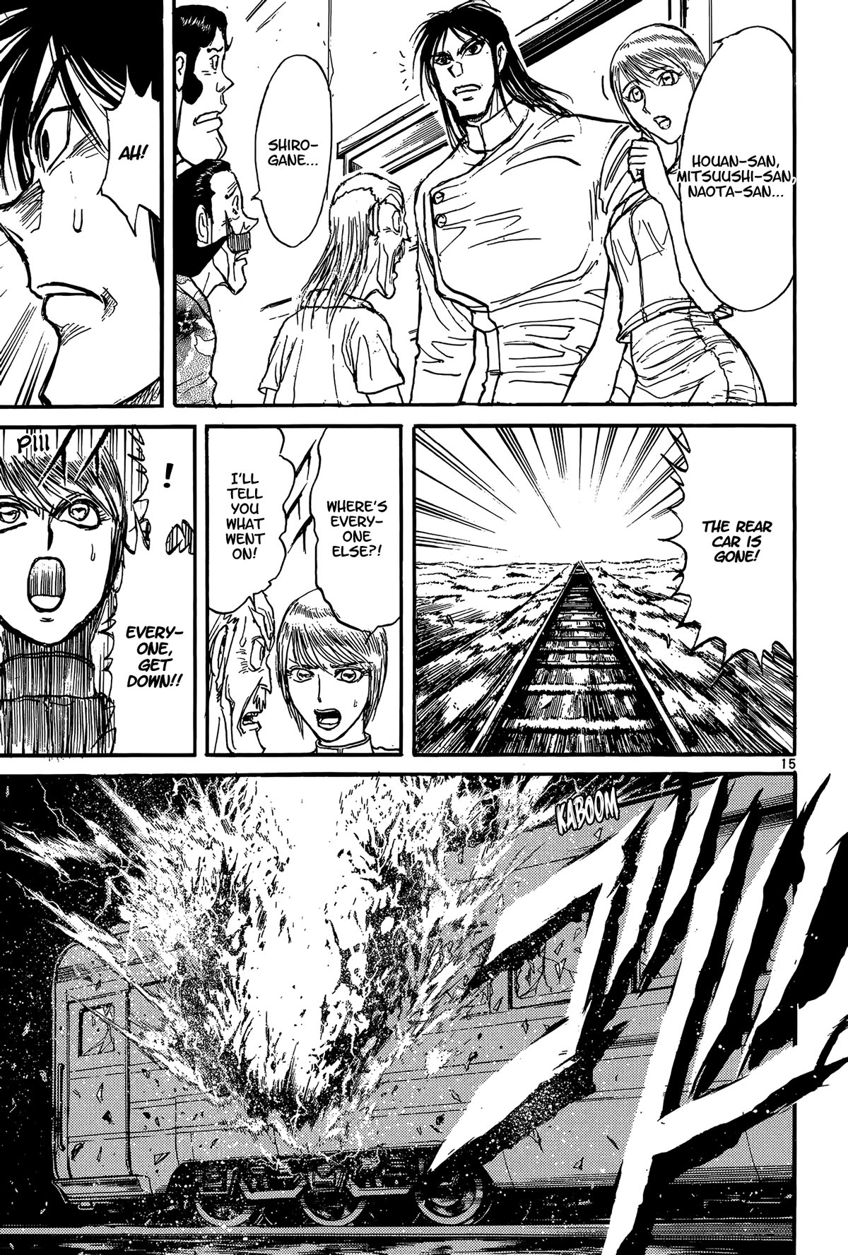 Karakuri Circus Chapter 412 page 15 - Chapter 412: Deus Ex Machina - Act 79 - Harlequin's Dance