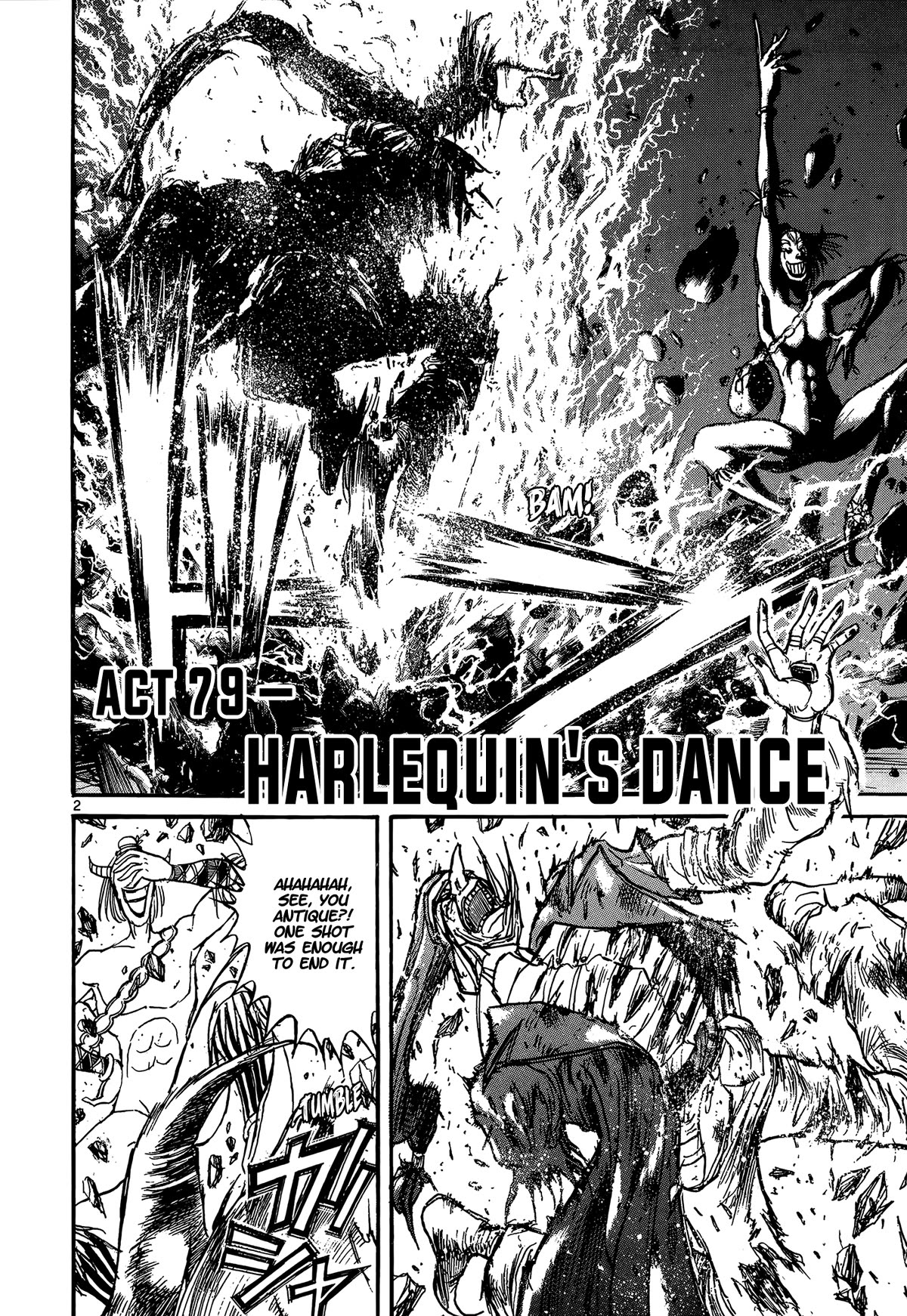 Karakuri Circus Chapter 412 page 2 - Chapter 412: Deus Ex Machina - Act 79 - Harlequin's Dance