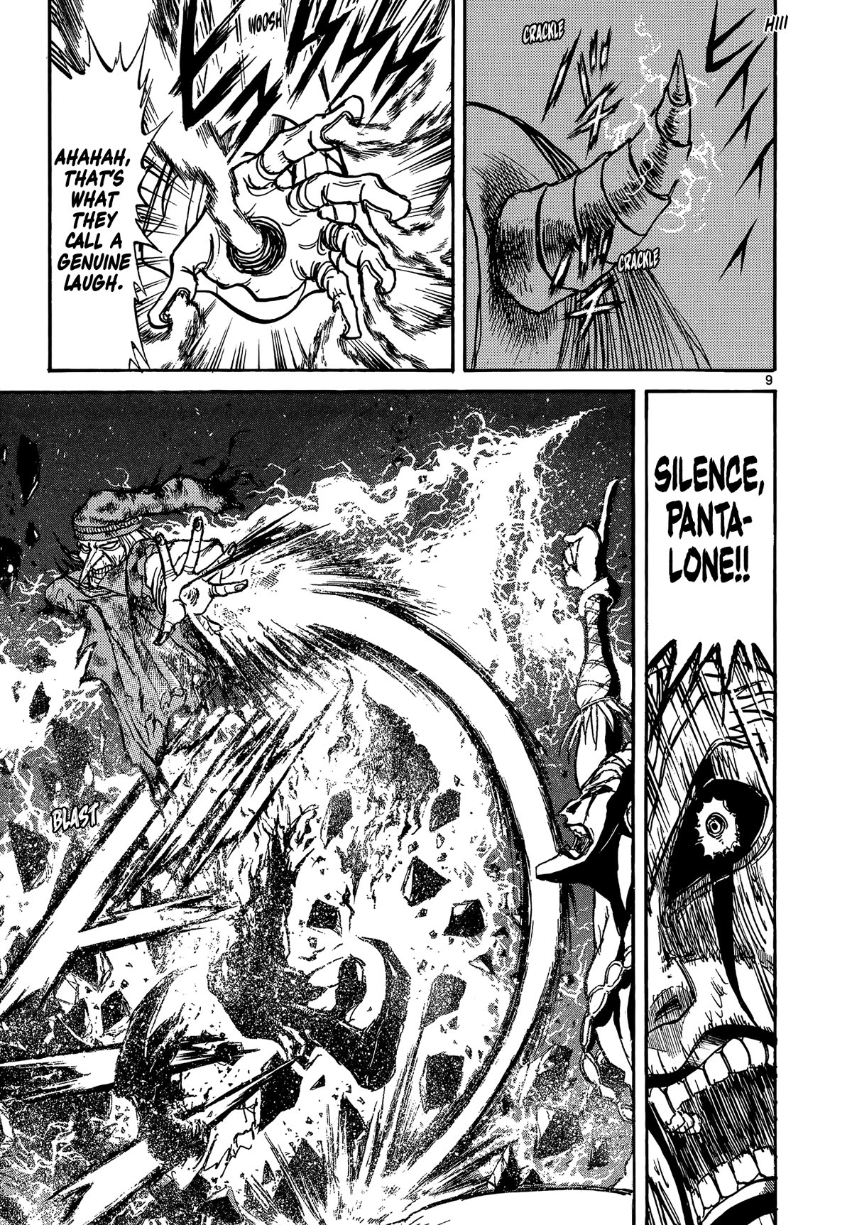 Karakuri Circus Chapter 412 page 9 - Chapter 412: Deus Ex Machina - Act 79 - Harlequin's Dance