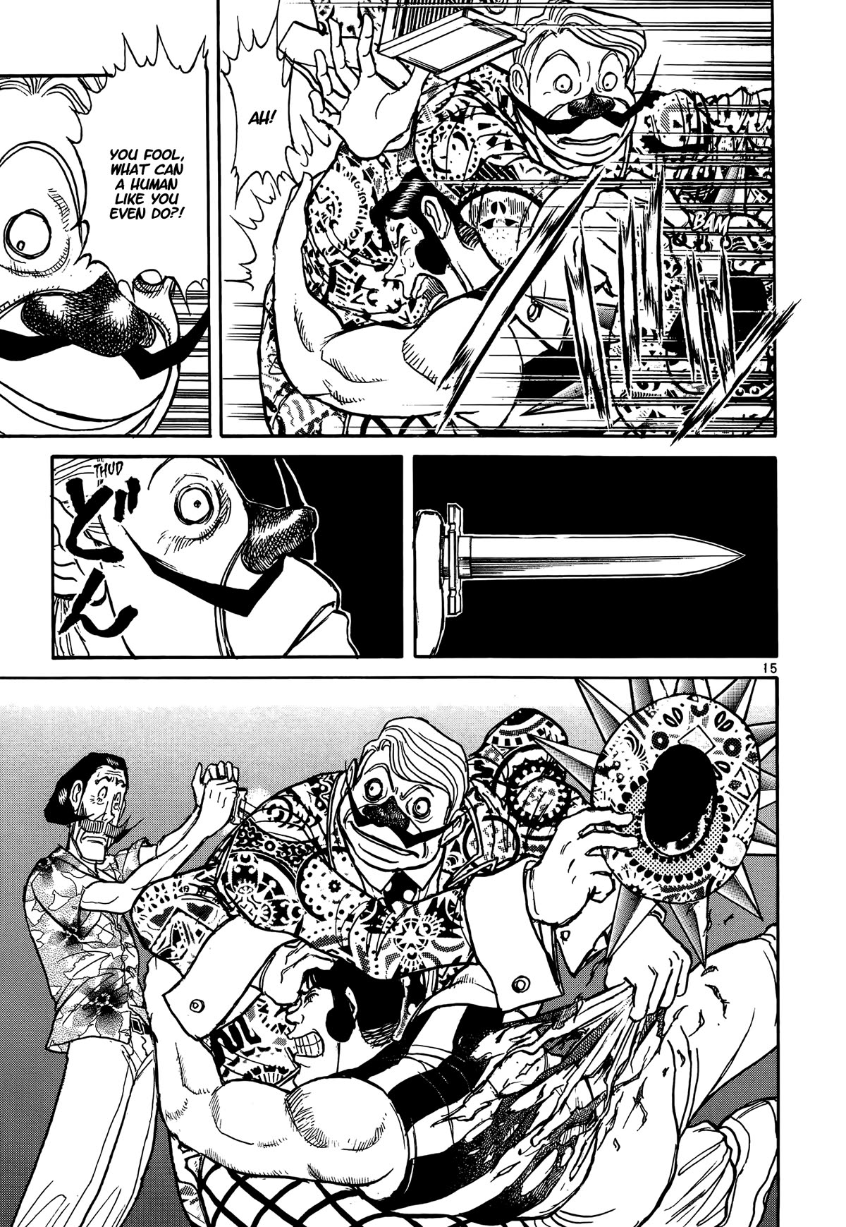 Karakuri Circus Chapter 413 page 15 - Chapter 413: Deus Ex Machina - Act 80 - As Shakespeare Said...