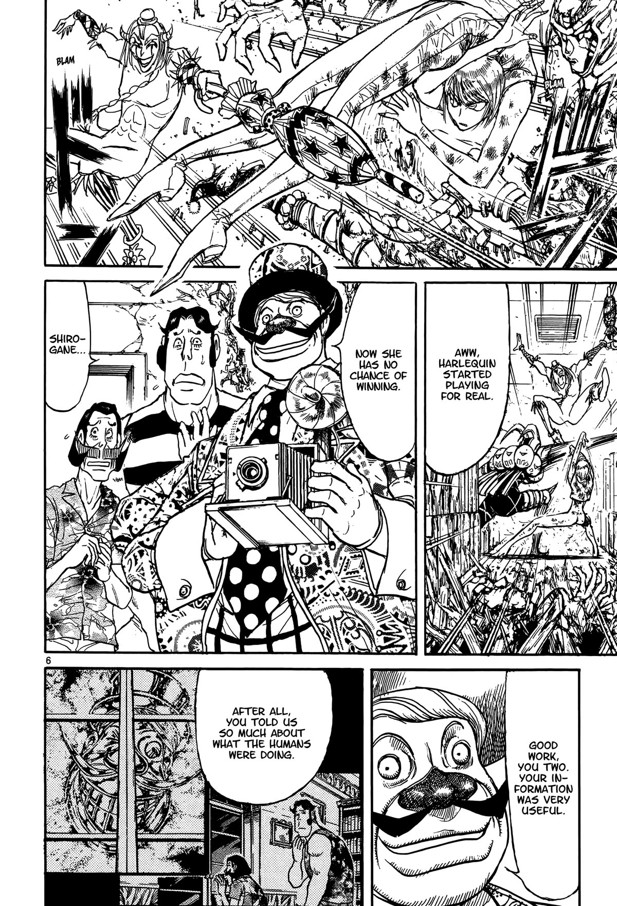 Karakuri Circus Chapter 413 page 6 - Chapter 413: Deus Ex Machina - Act 80 - As Shakespeare Said...