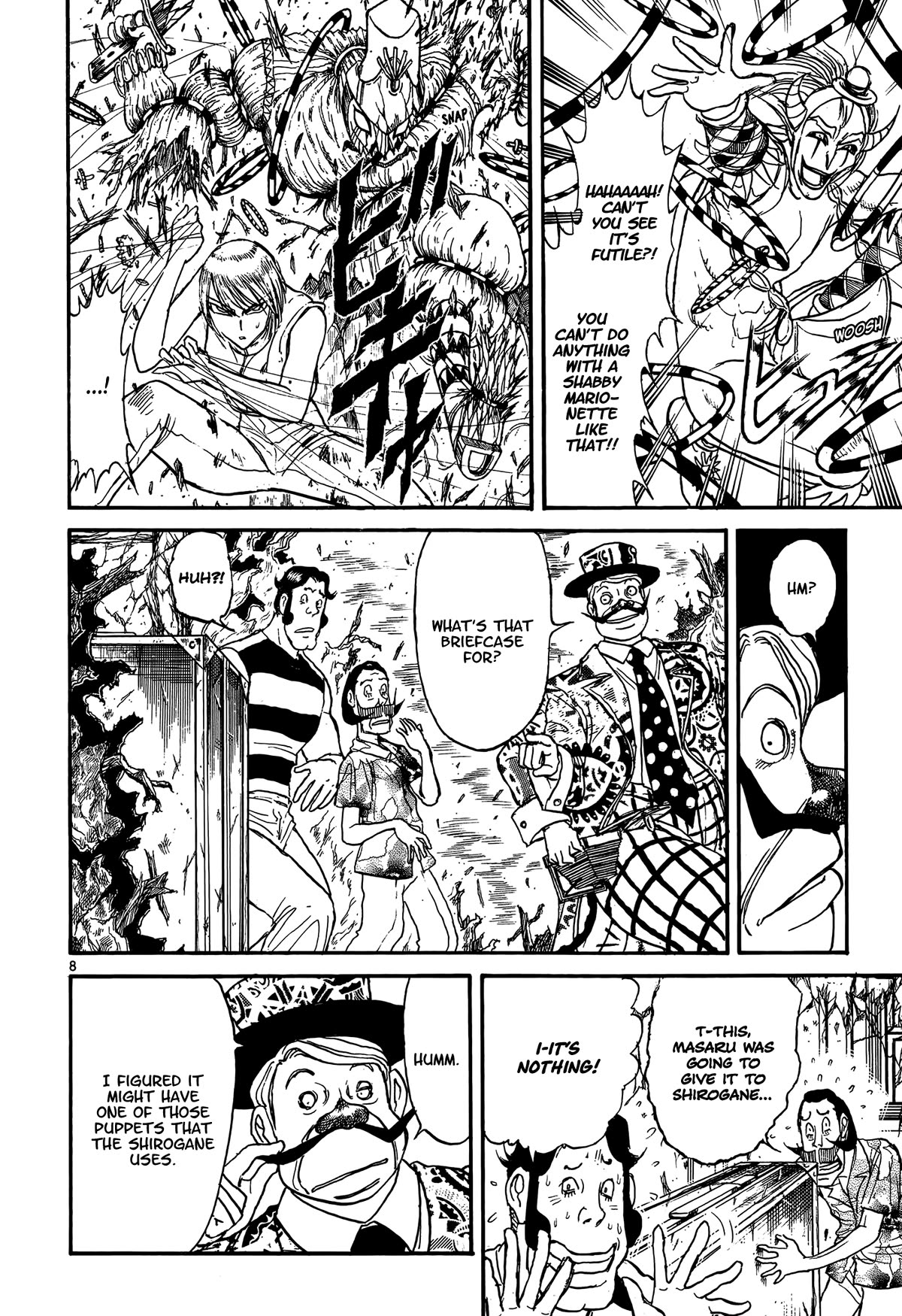 Karakuri Circus Chapter 413 page 8 - Chapter 413: Deus Ex Machina - Act 80 - As Shakespeare Said...