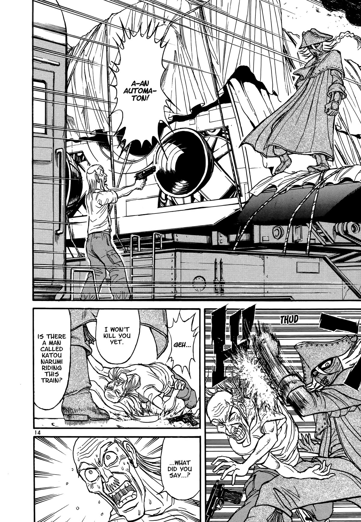 Karakuri Circus Chapter 414 page 14 - Chapter 414: Deus Ex Machina - Act 81 - Until We Someday Meet Again