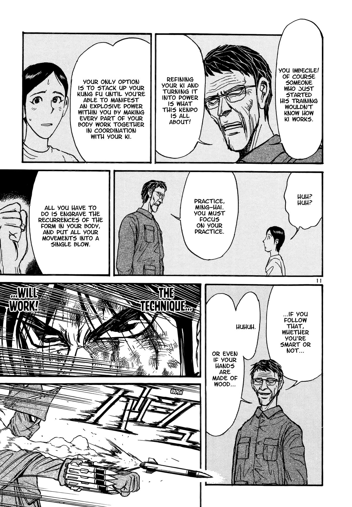 Karakuri Circus Chapter 415 page 11 - Chapter 415: Deus Ex Machina - Act 82 - One Shot of Defeat