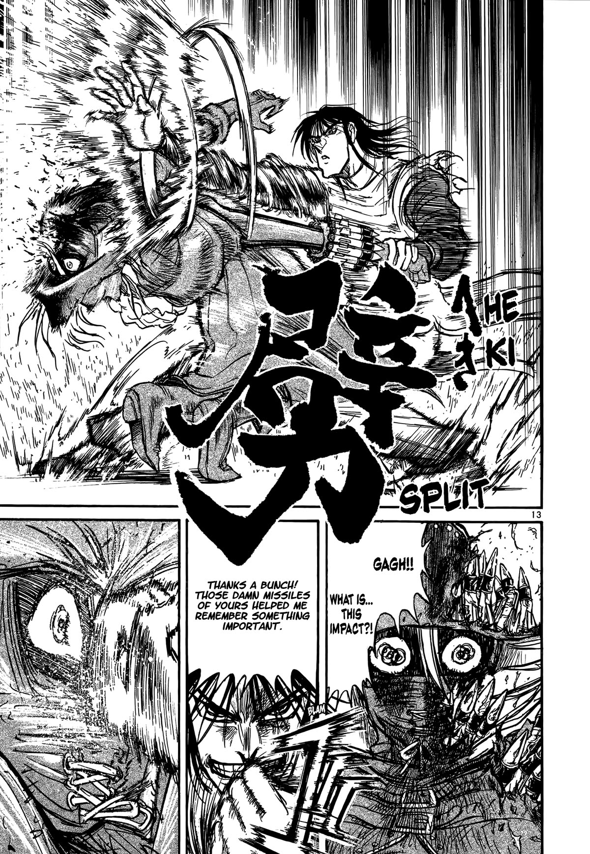 Karakuri Circus Chapter 415 page 13 - Chapter 415: Deus Ex Machina - Act 82 - One Shot of Defeat