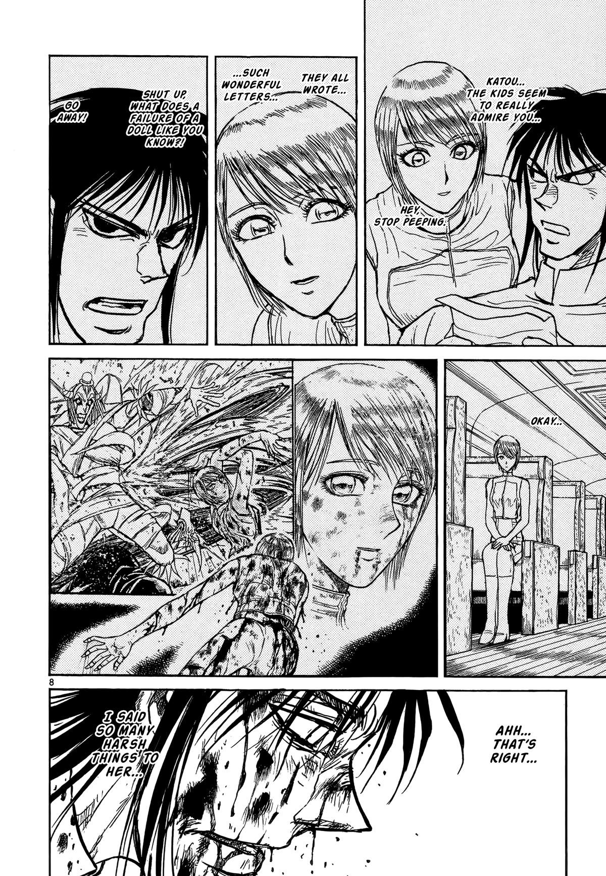 Karakuri Circus Chapter 415 page 8 - Chapter 415: Deus Ex Machina - Act 82 - One Shot of Defeat