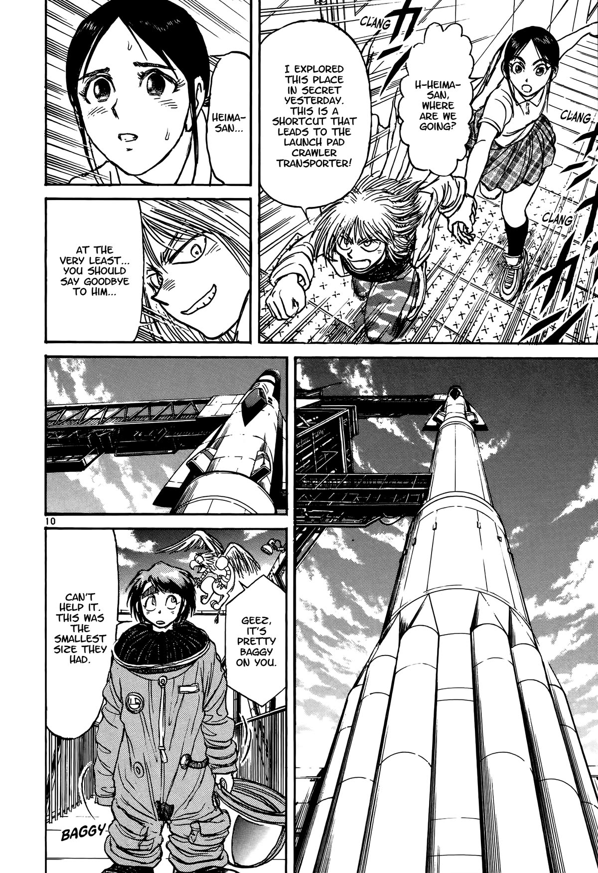 Karakuri Circus Chapter 418 page 10 - Chapter 418: Deus Ex Machina - Act 85 - Go, Katou. I'll Fly in Your Stead