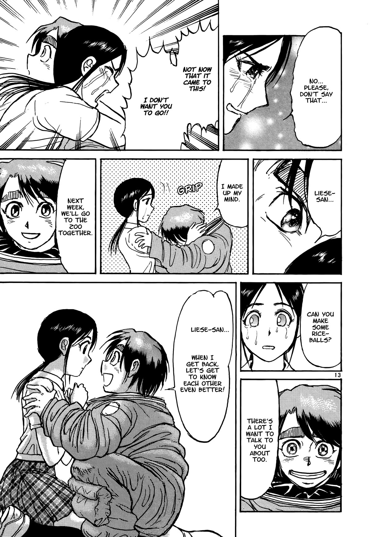 Karakuri Circus Chapter 418 page 13 - Chapter 418: Deus Ex Machina - Act 85 - Go, Katou. I'll Fly in Your Stead
