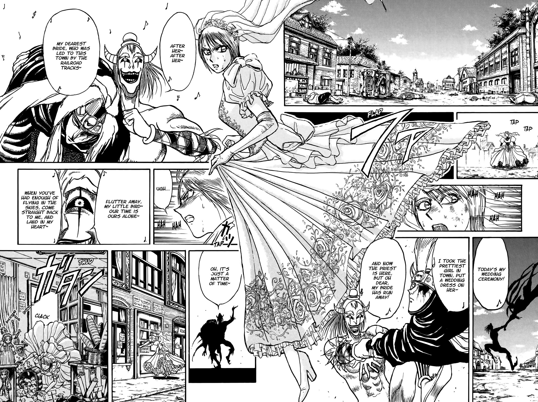 Karakuri Circus Chapter 418 page 16 - Chapter 418: Deus Ex Machina - Act 85 - Go, Katou. I'll Fly in Your Stead
