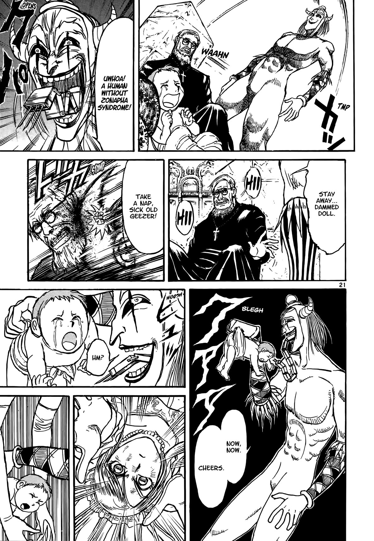 Karakuri Circus Chapter 418 page 20 - Chapter 418: Deus Ex Machina - Act 85 - Go, Katou. I'll Fly in Your Stead