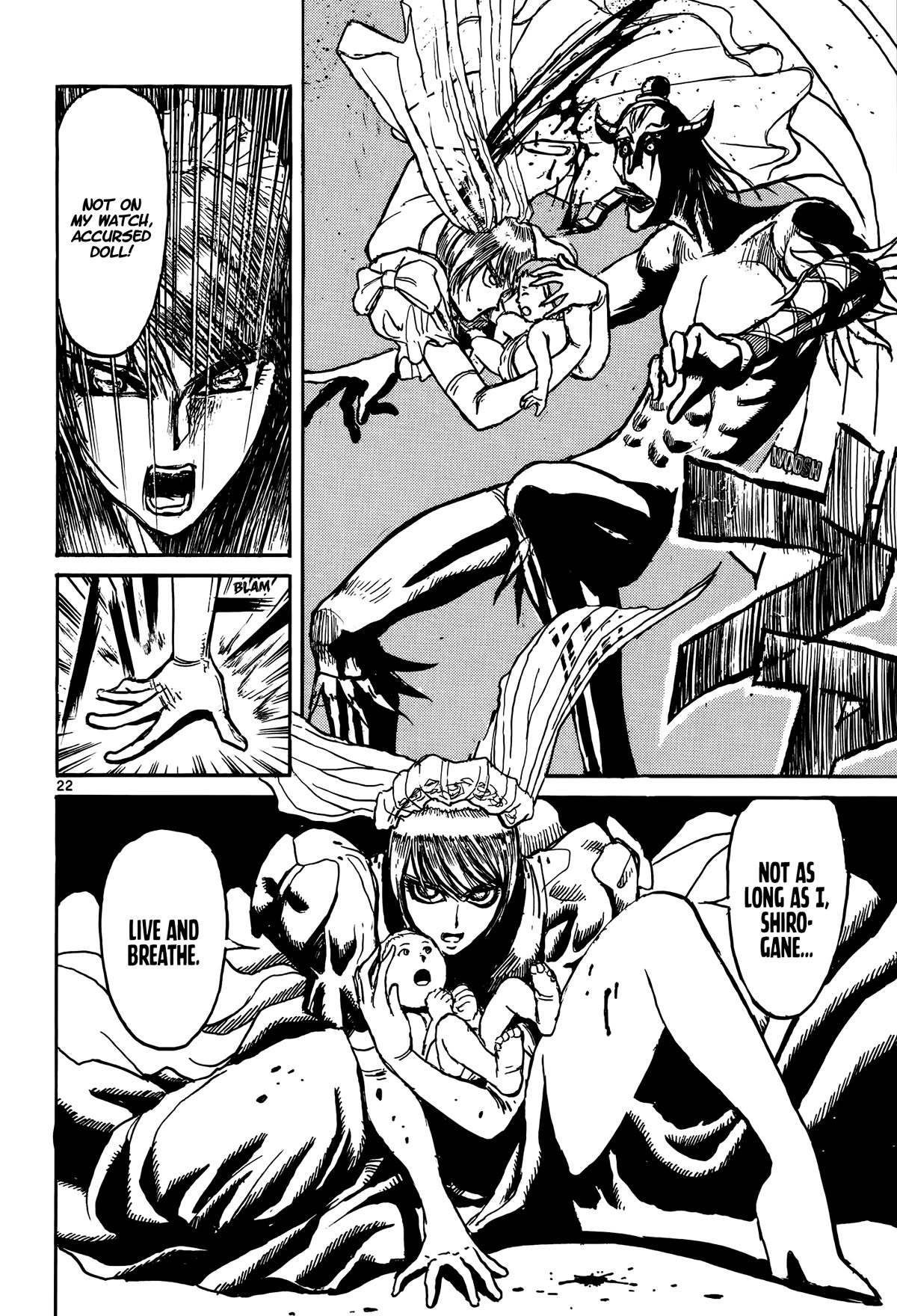 Karakuri Circus Chapter 418 page 21 - Chapter 418: Deus Ex Machina - Act 85 - Go, Katou. I'll Fly in Your Stead