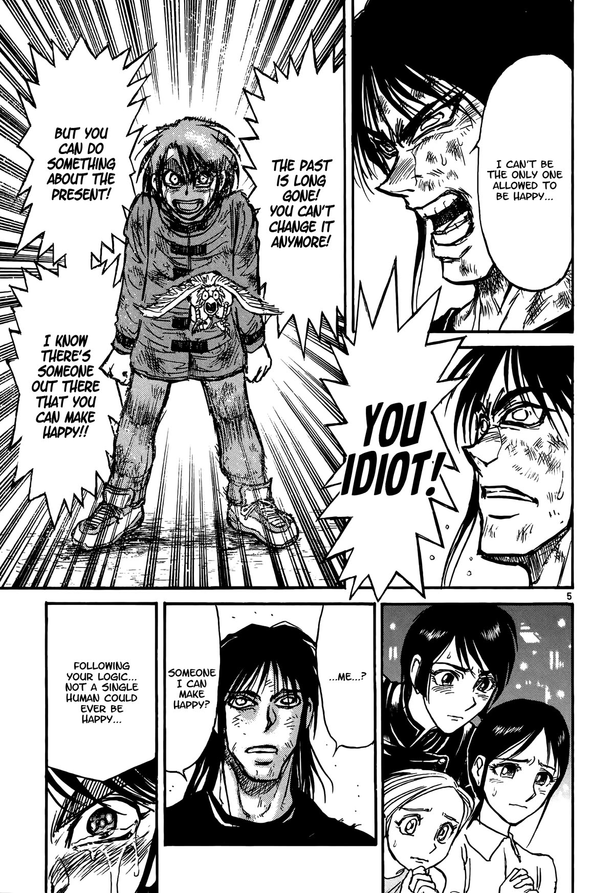 Karakuri Circus Chapter 418 page 5 - Chapter 418: Deus Ex Machina - Act 85 - Go, Katou. I'll Fly in Your Stead