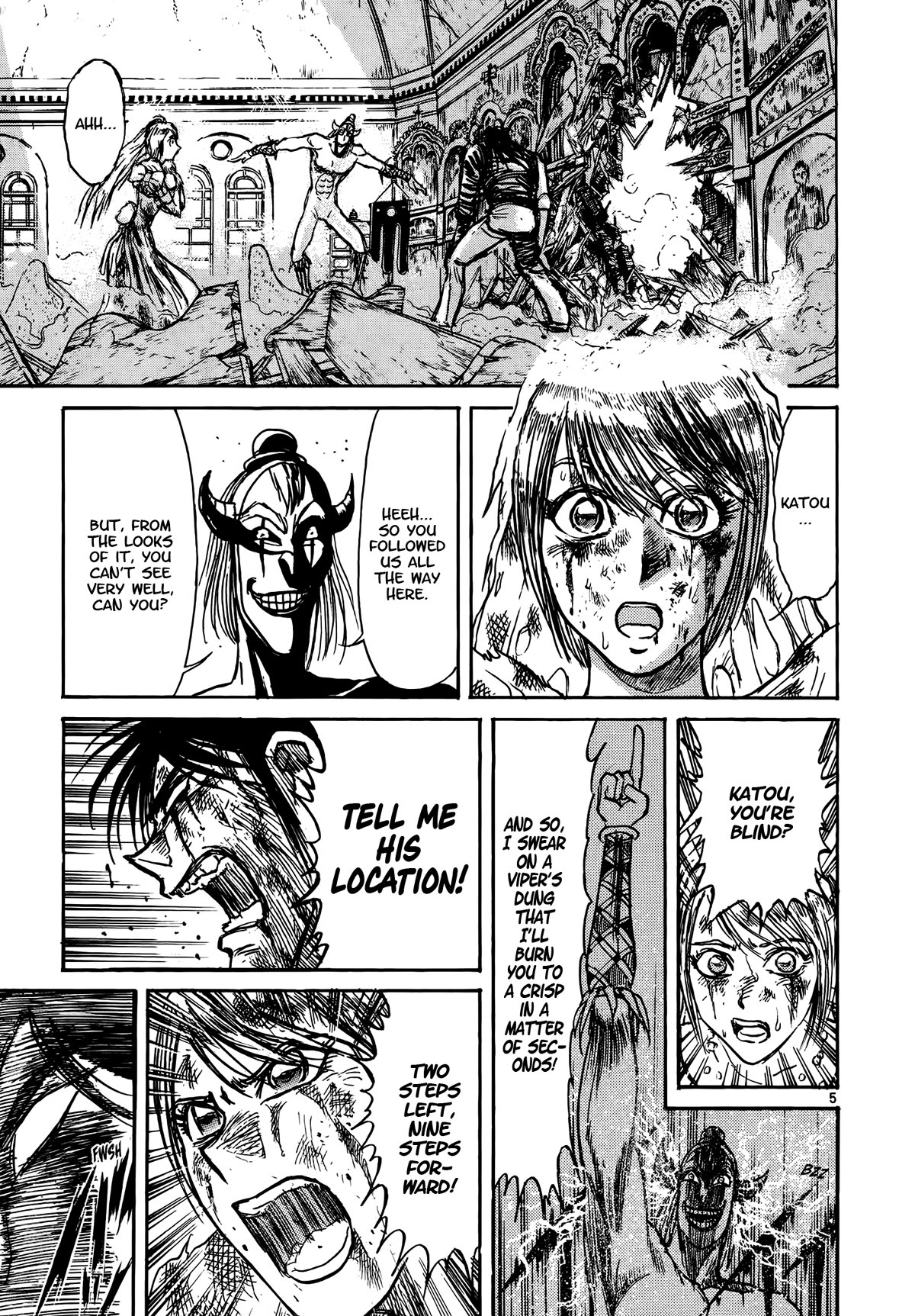 Karakuri Circus Chapter 419 page 5 - Chapter 419: Deus Ex Machina - Act 86 - Embrace