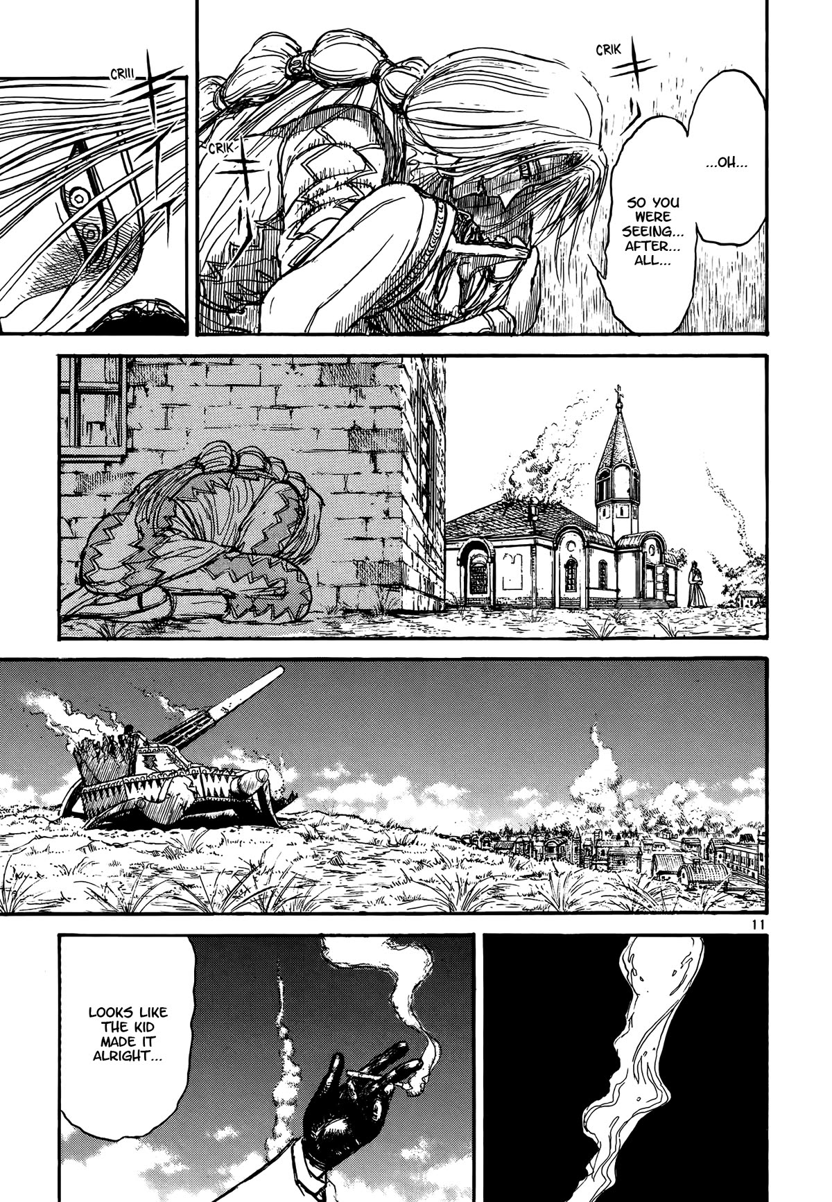 Karakuri Circus Chapter 420 page 11 - Chapter 420: Deus Ex Machina - Act 87 - To the Space Station