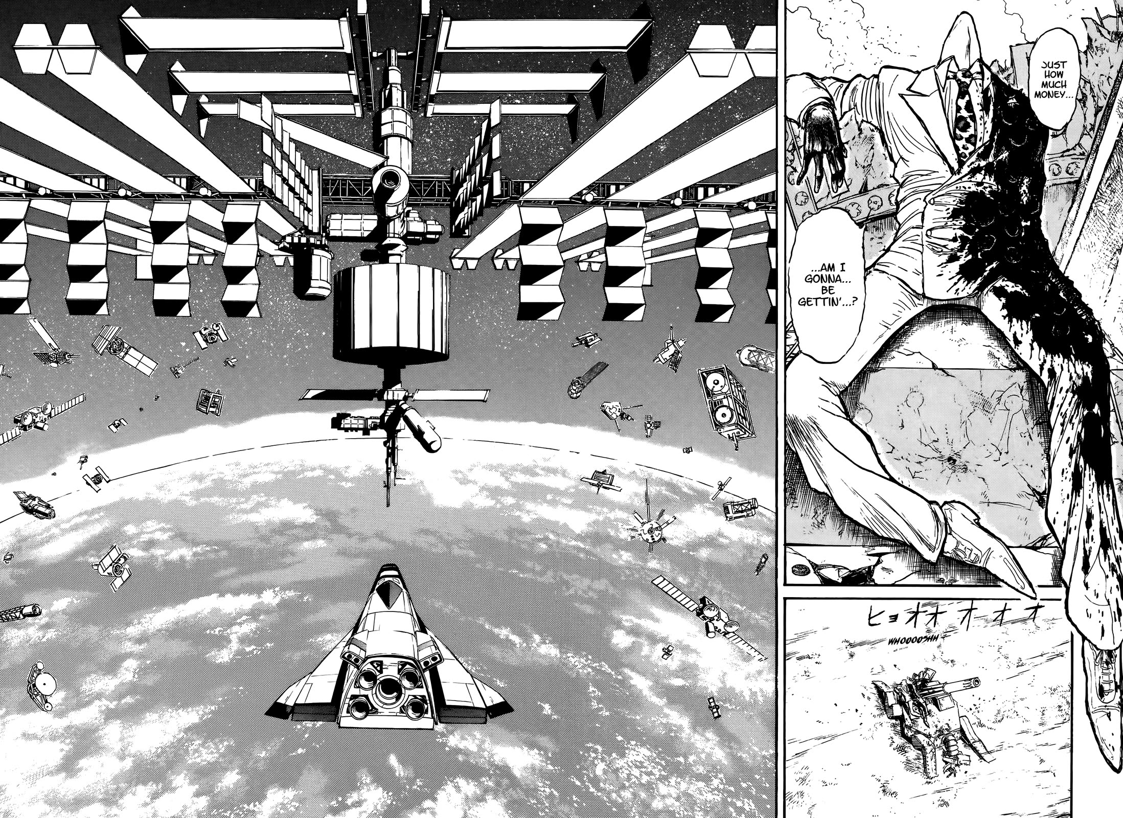 Karakuri Circus Chapter 420 page 14 - Chapter 420: Deus Ex Machina - Act 87 - To the Space Station