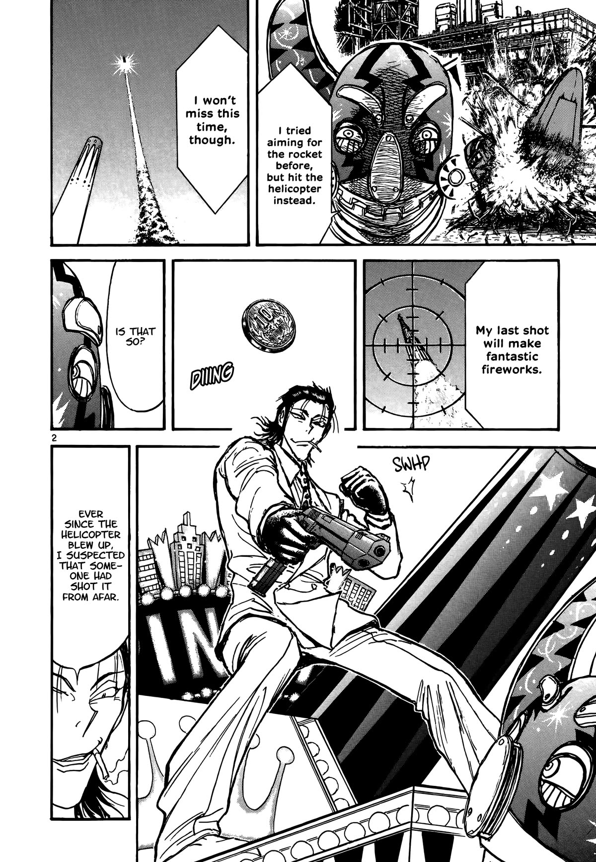 Karakuri Circus Chapter 420 page 2 - Chapter 420: Deus Ex Machina - Act 87 - To the Space Station