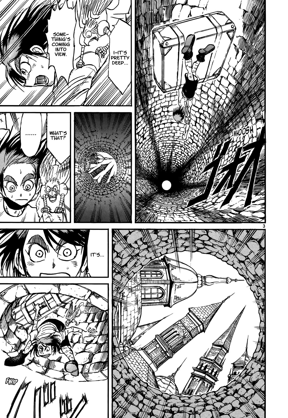 Karakuri Circus Chapter 421 page 3 - Chapter 421: Deus Ex Machina - Act 88 - Prague in Orbit
